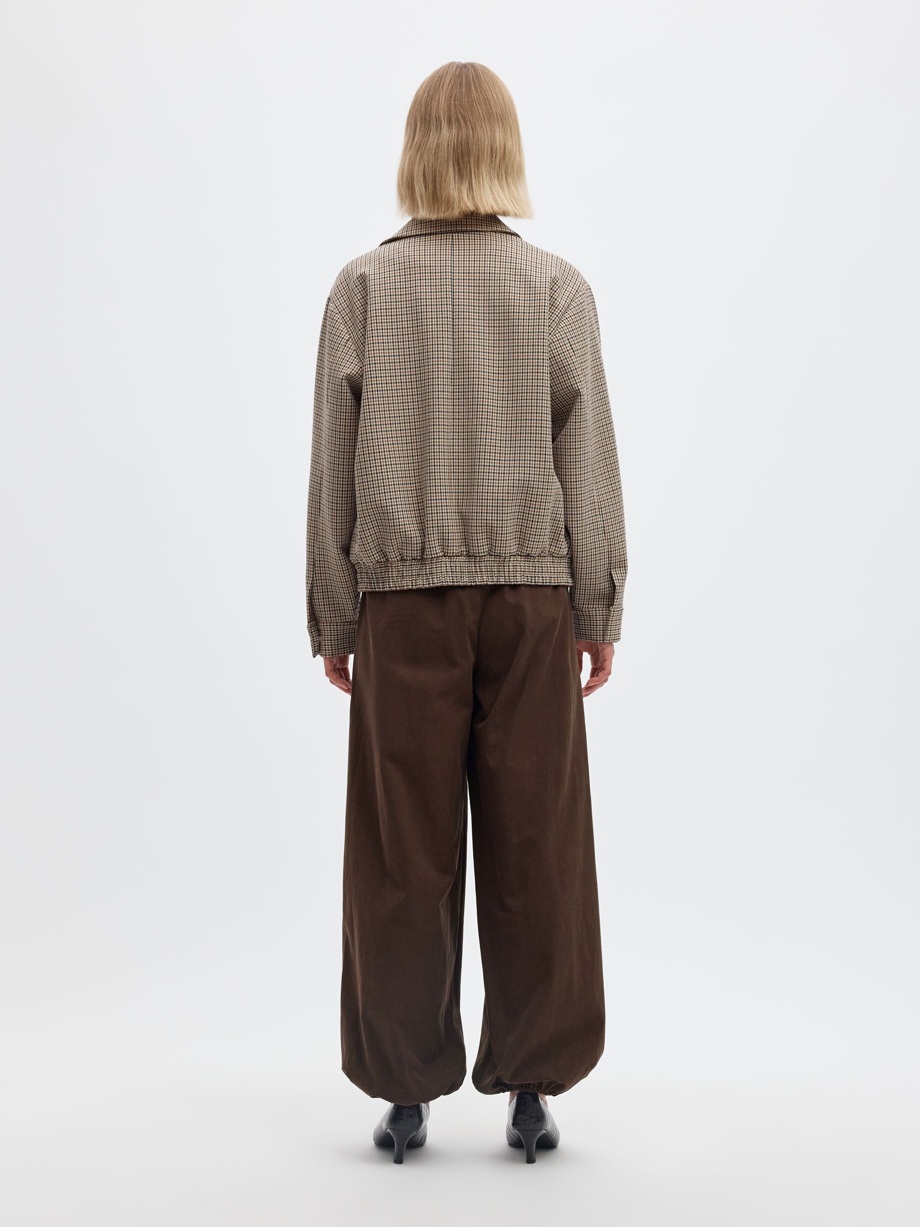 MID WAISTED BALLOON TROUSERS
