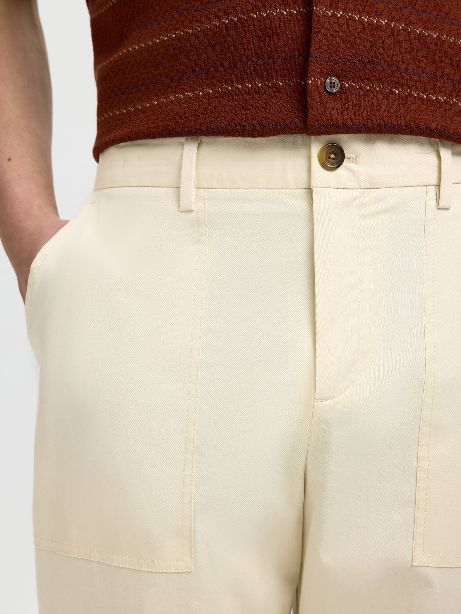 COTTON LOOSE FIT TROUSERS