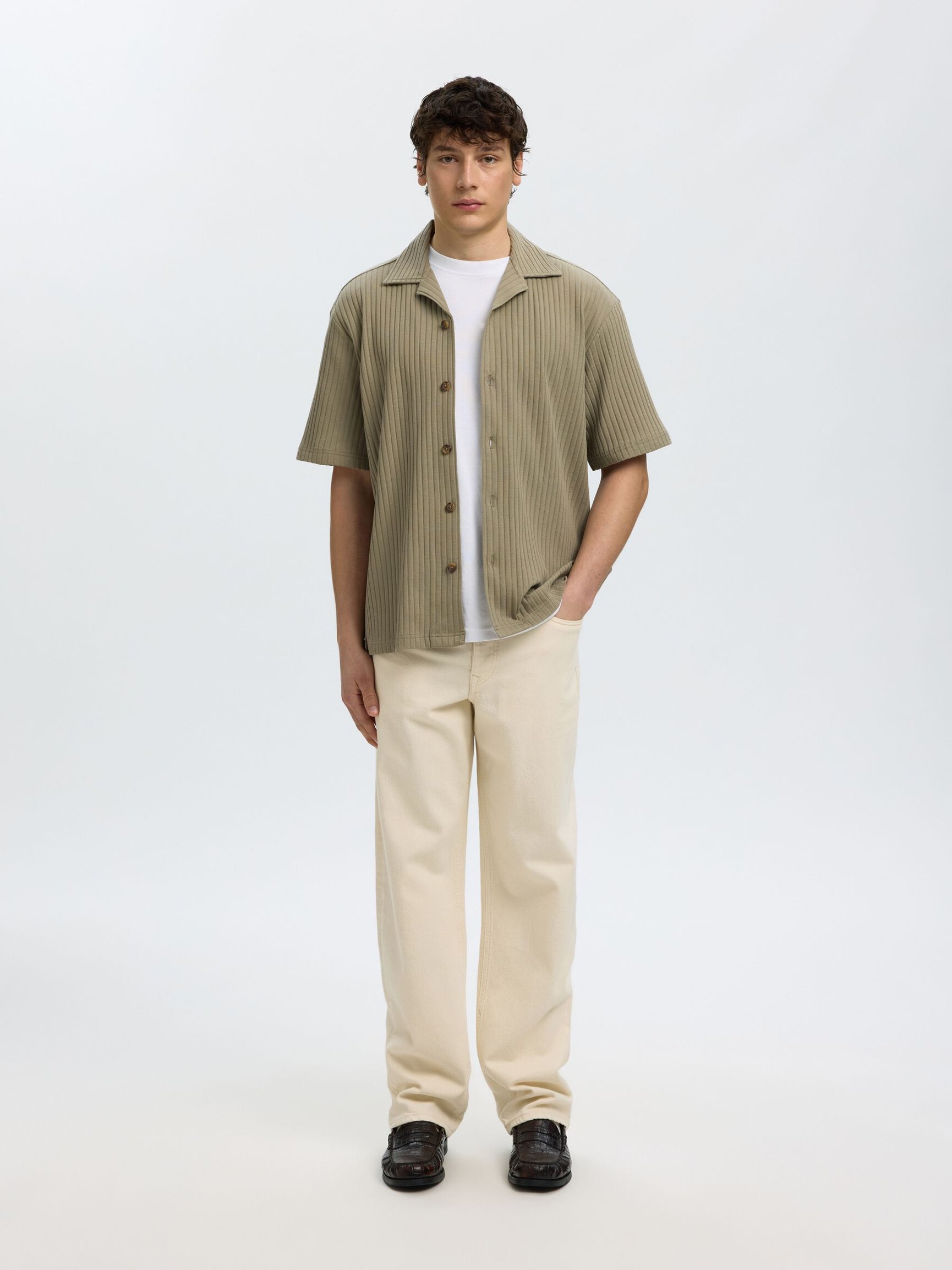 RELAXED FIT GERIBBELD OVERSHIRT