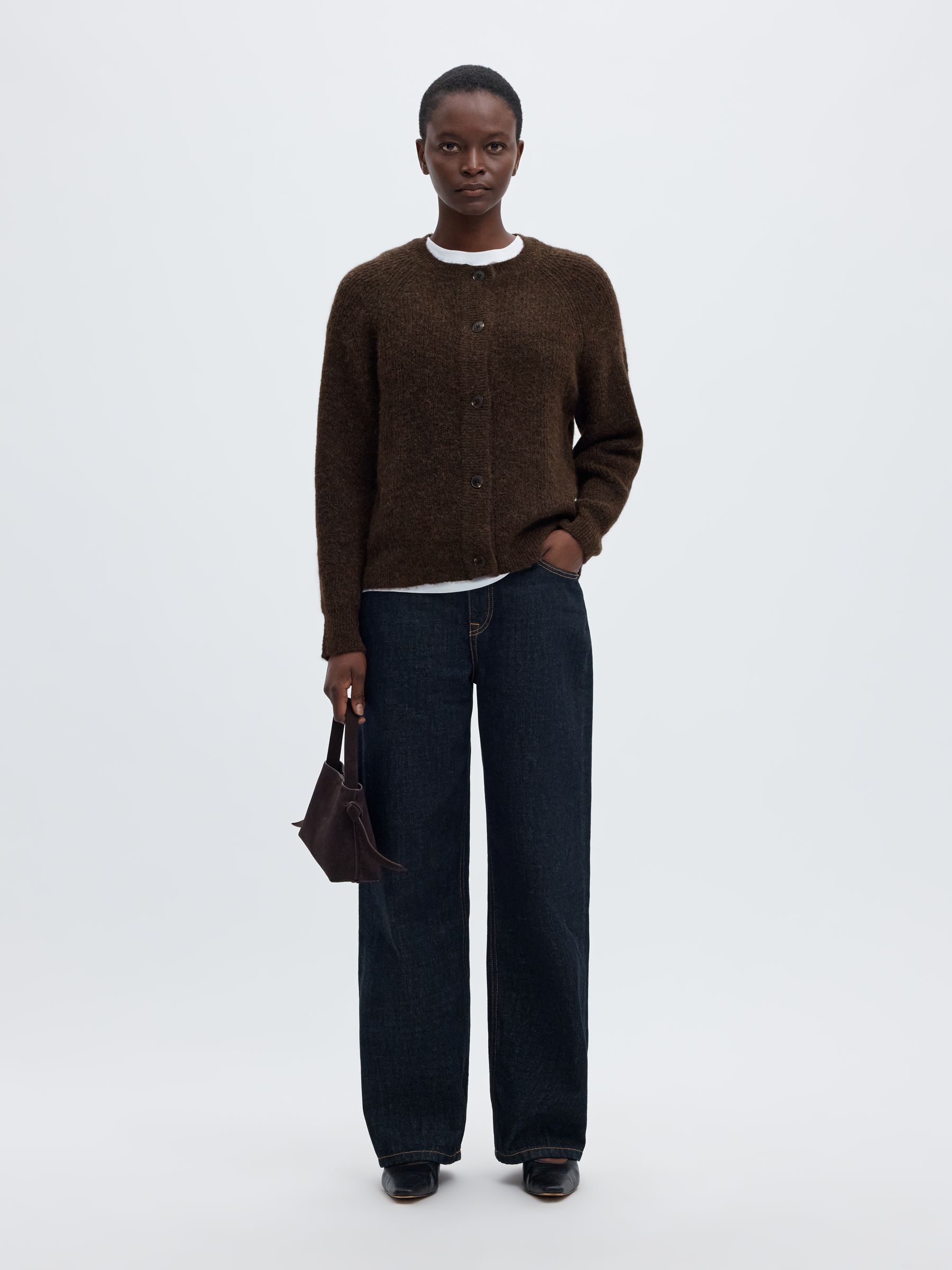 WOOL BLEND CARDIGAN