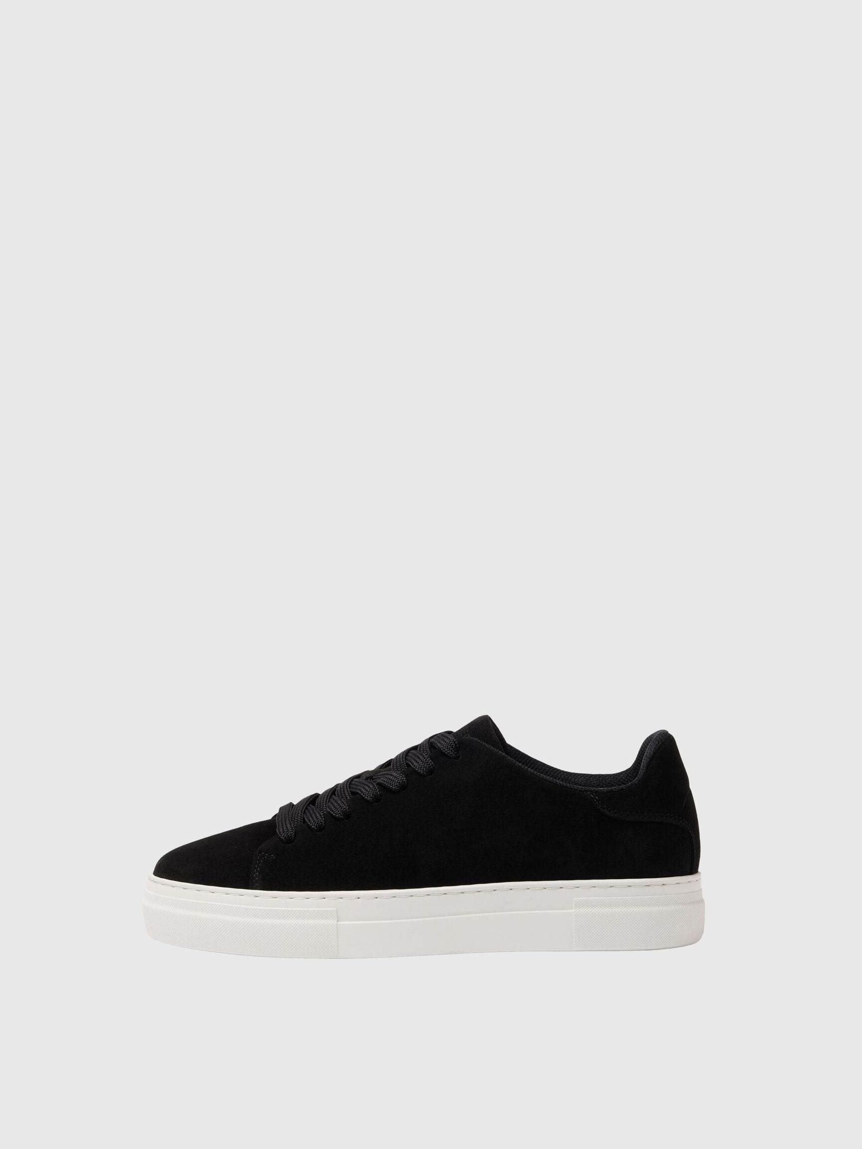 CHUNKY SUEDE  TRAINERS, Black, highres