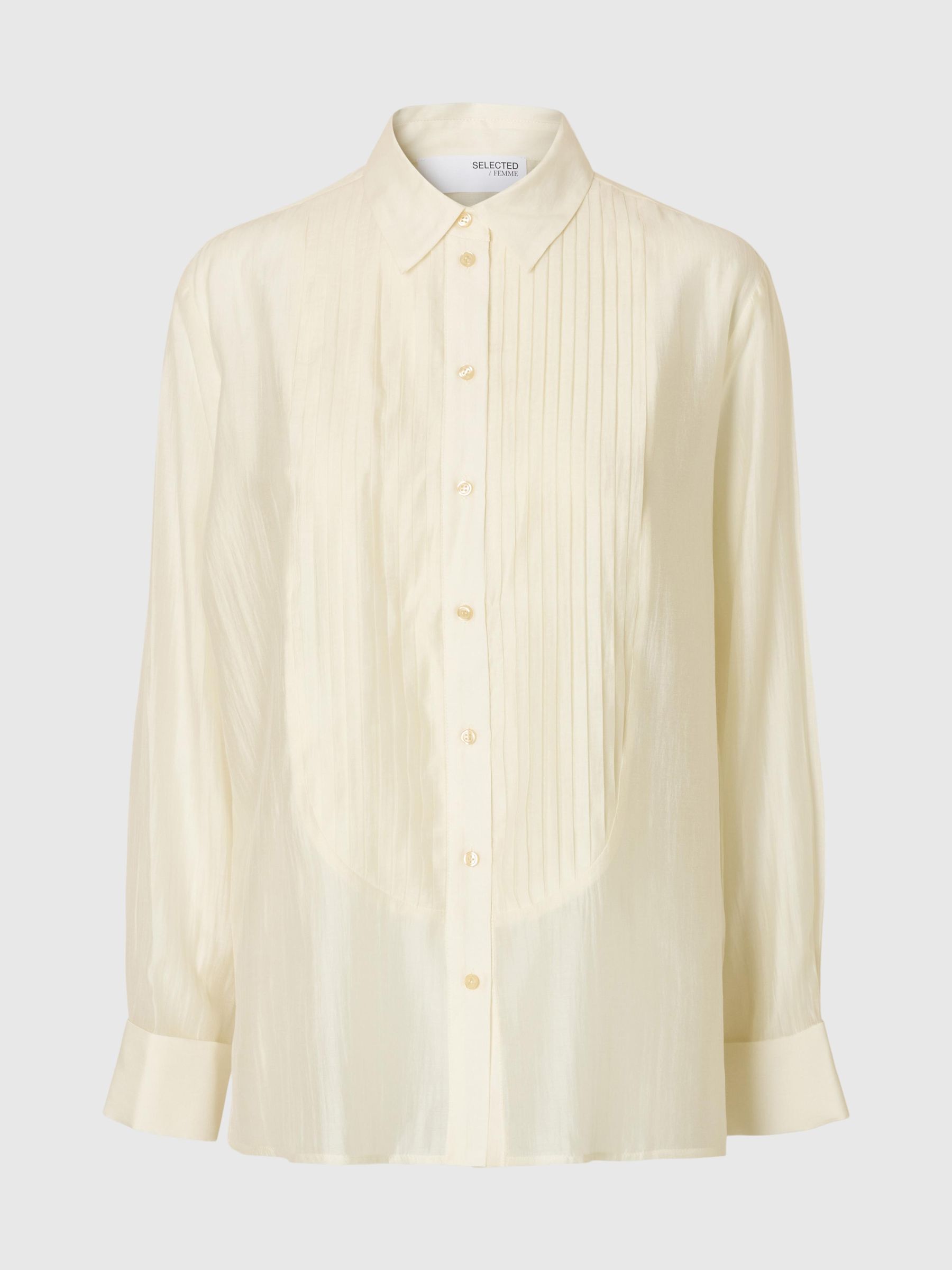 RELAXED FIT TUXEDO SHIRT