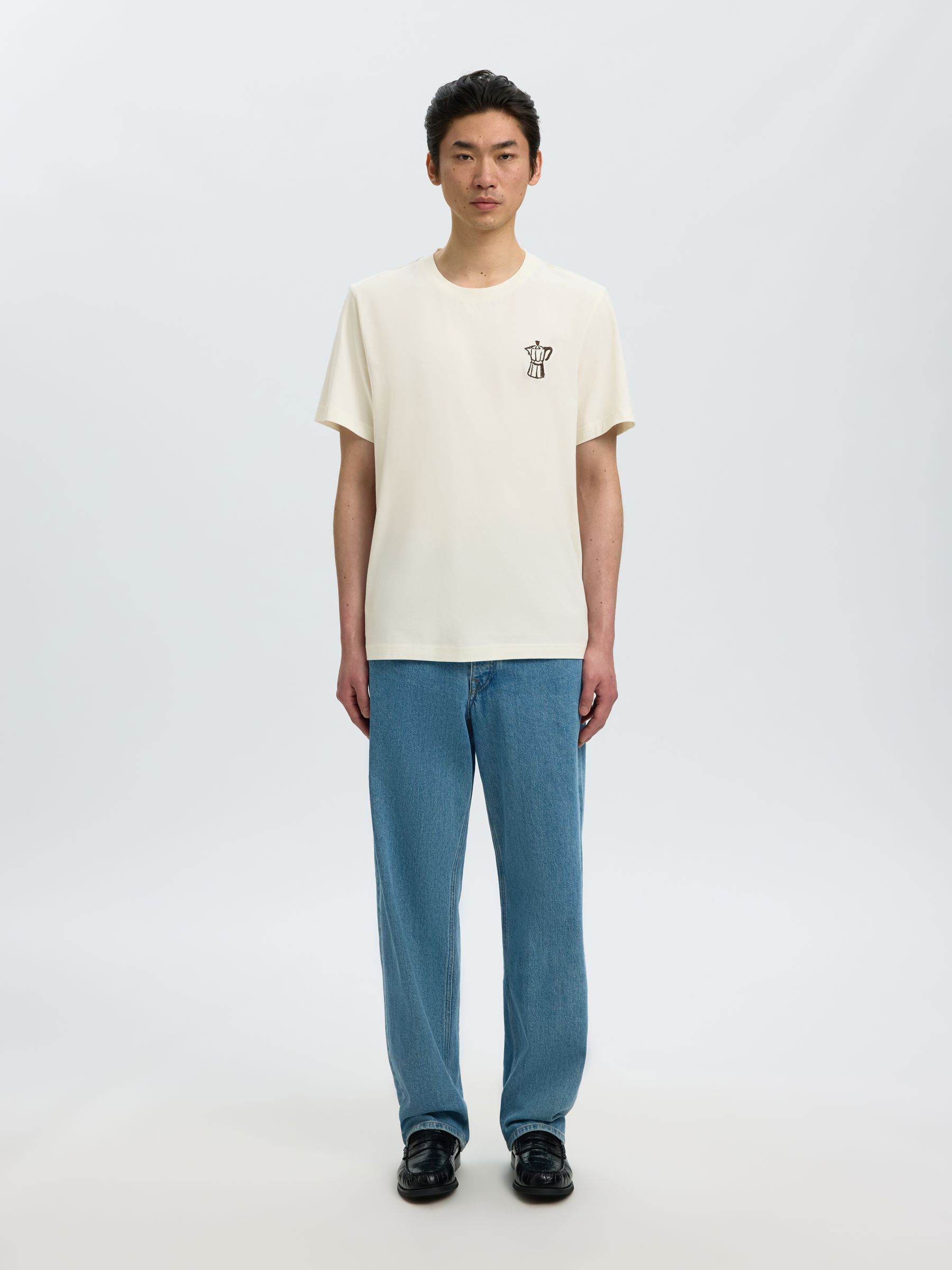 NORMAL PASSFORM BOMULL T-SHIRT