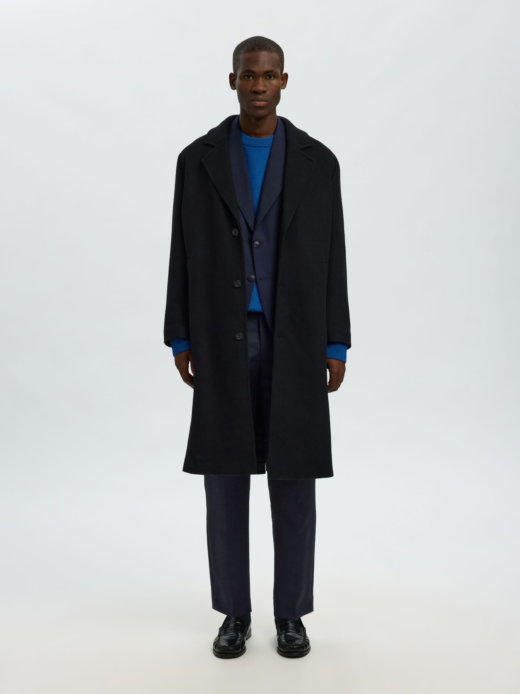 100% WOOL SUIT TROUSERS