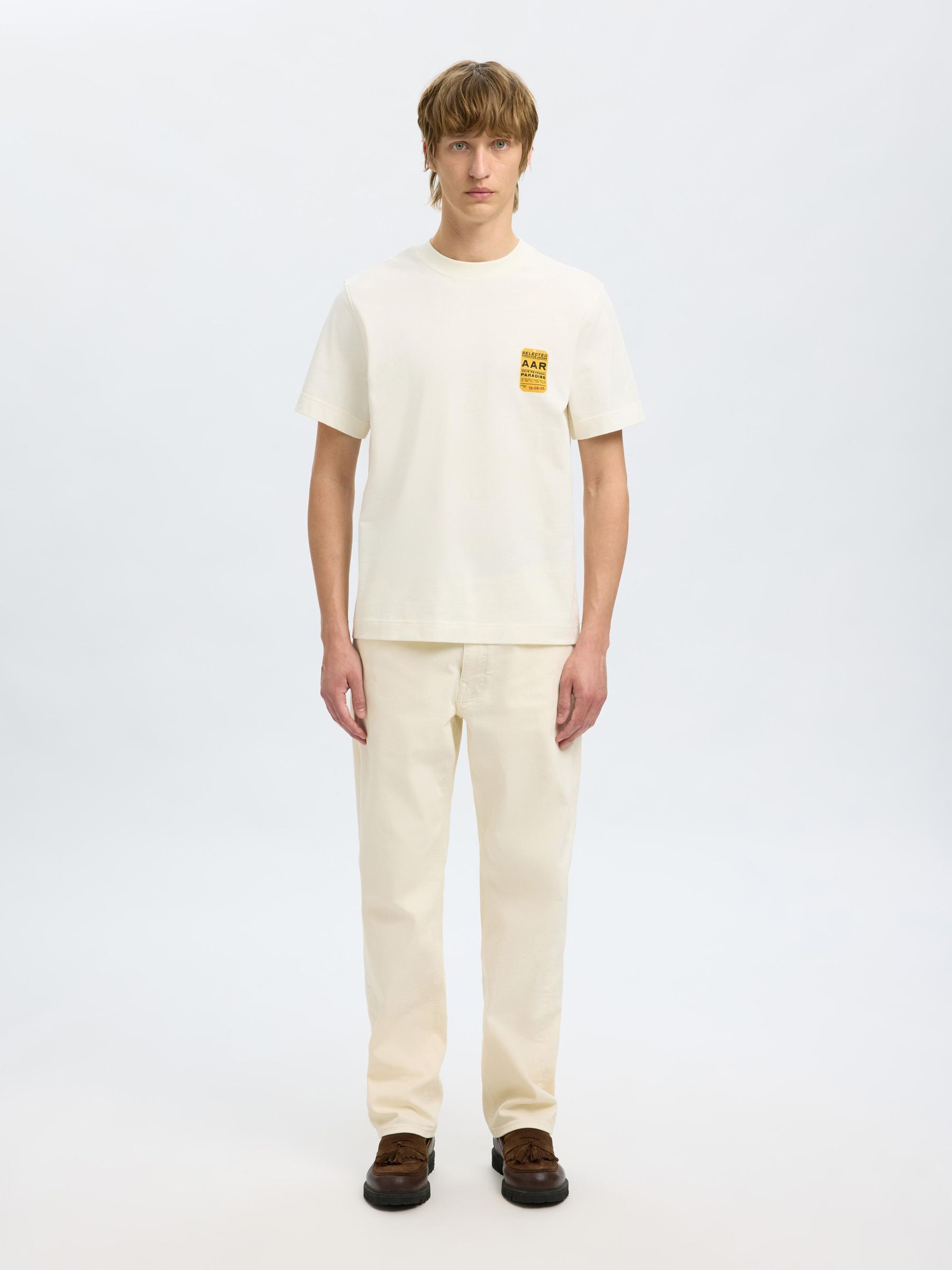 REGULAR FIT PRINTED CREWNECK T-SHIRT