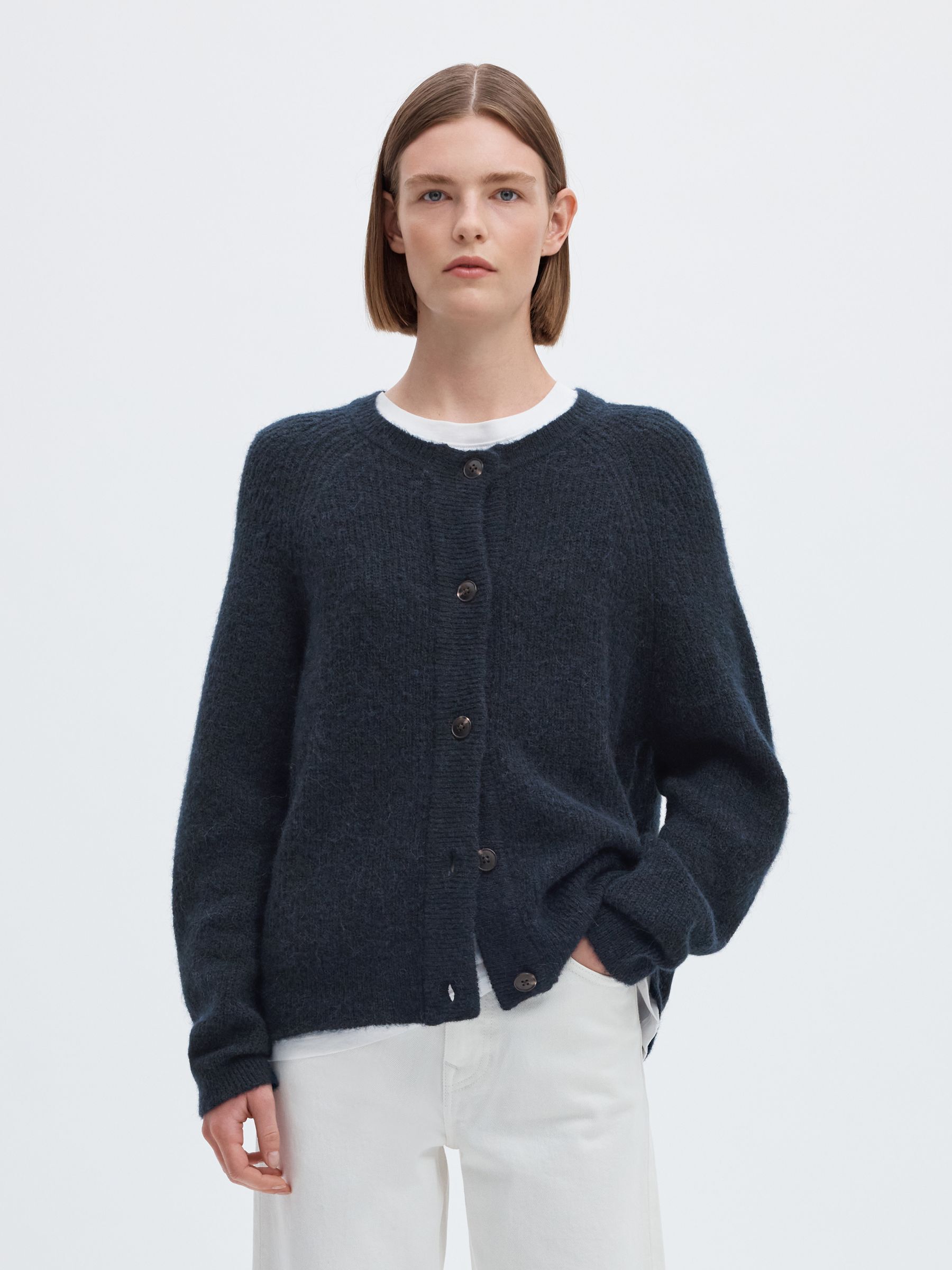 WOOL BLEND CARDIGAN