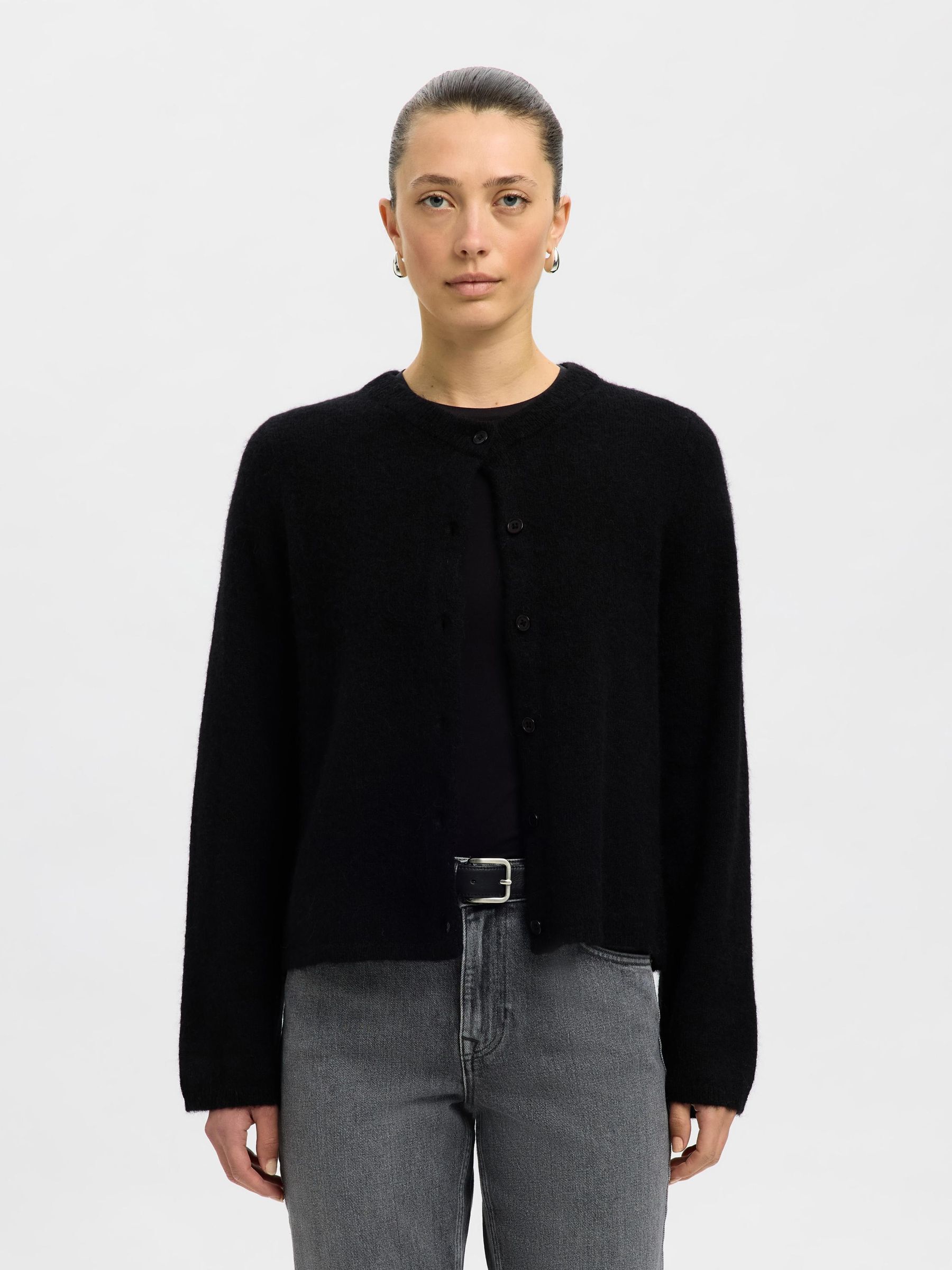 ULDBLANDING STRIKKET CARDIGAN