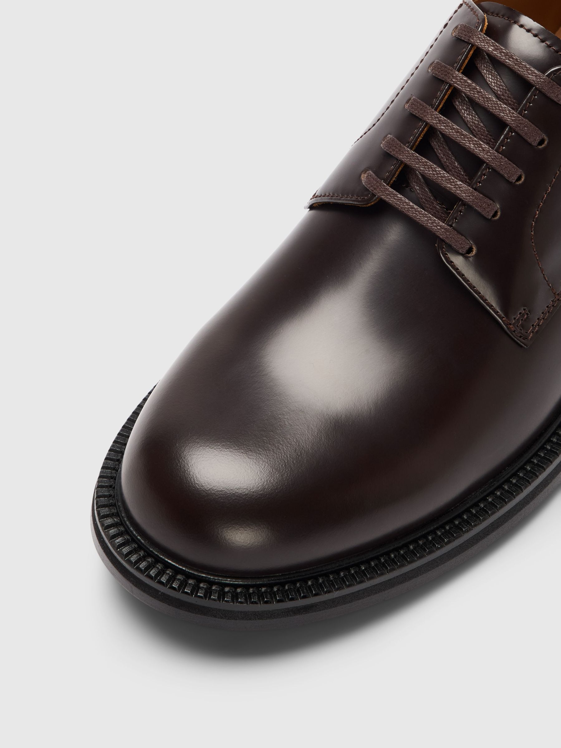 LEATHER DERBY SHOES