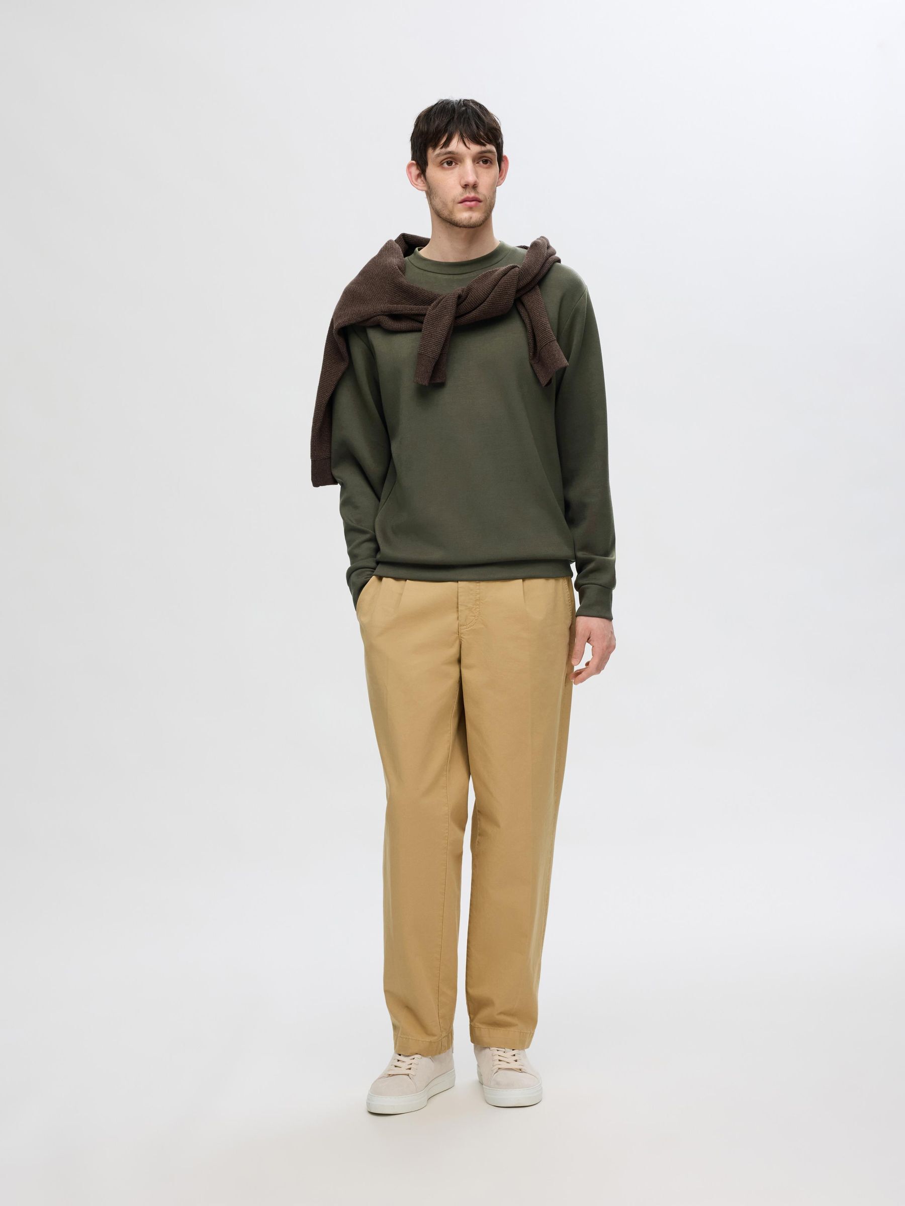 VISCOSE BLEND SWEATSHIRT