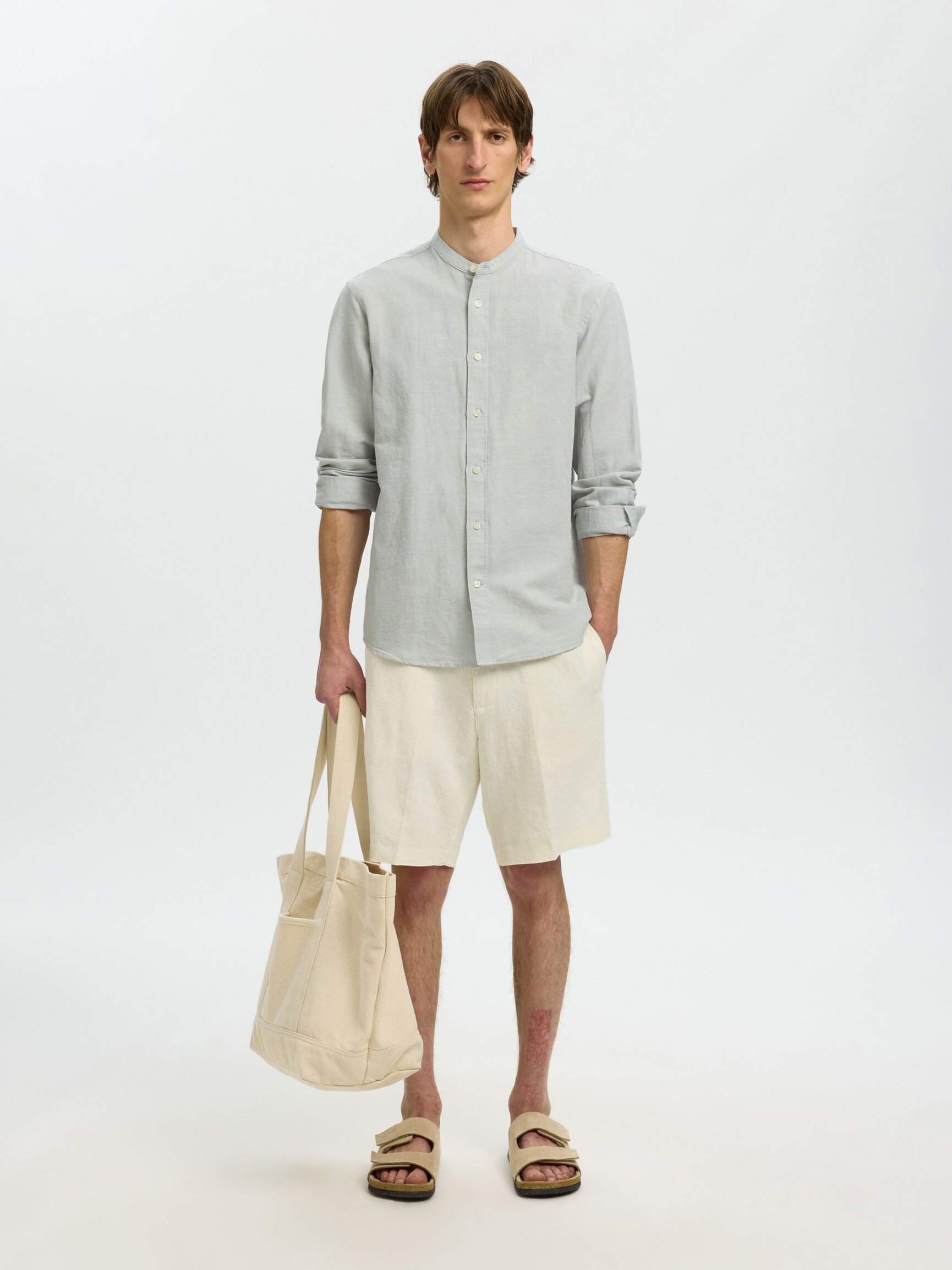 HØRBLANDING LANGÆRMET SKJORTE