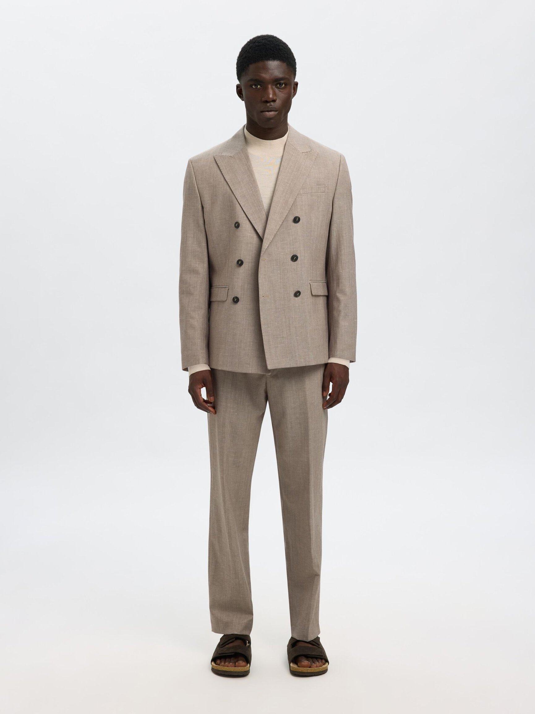 100% MERINO WOOL MOCK-NECK JUMPER