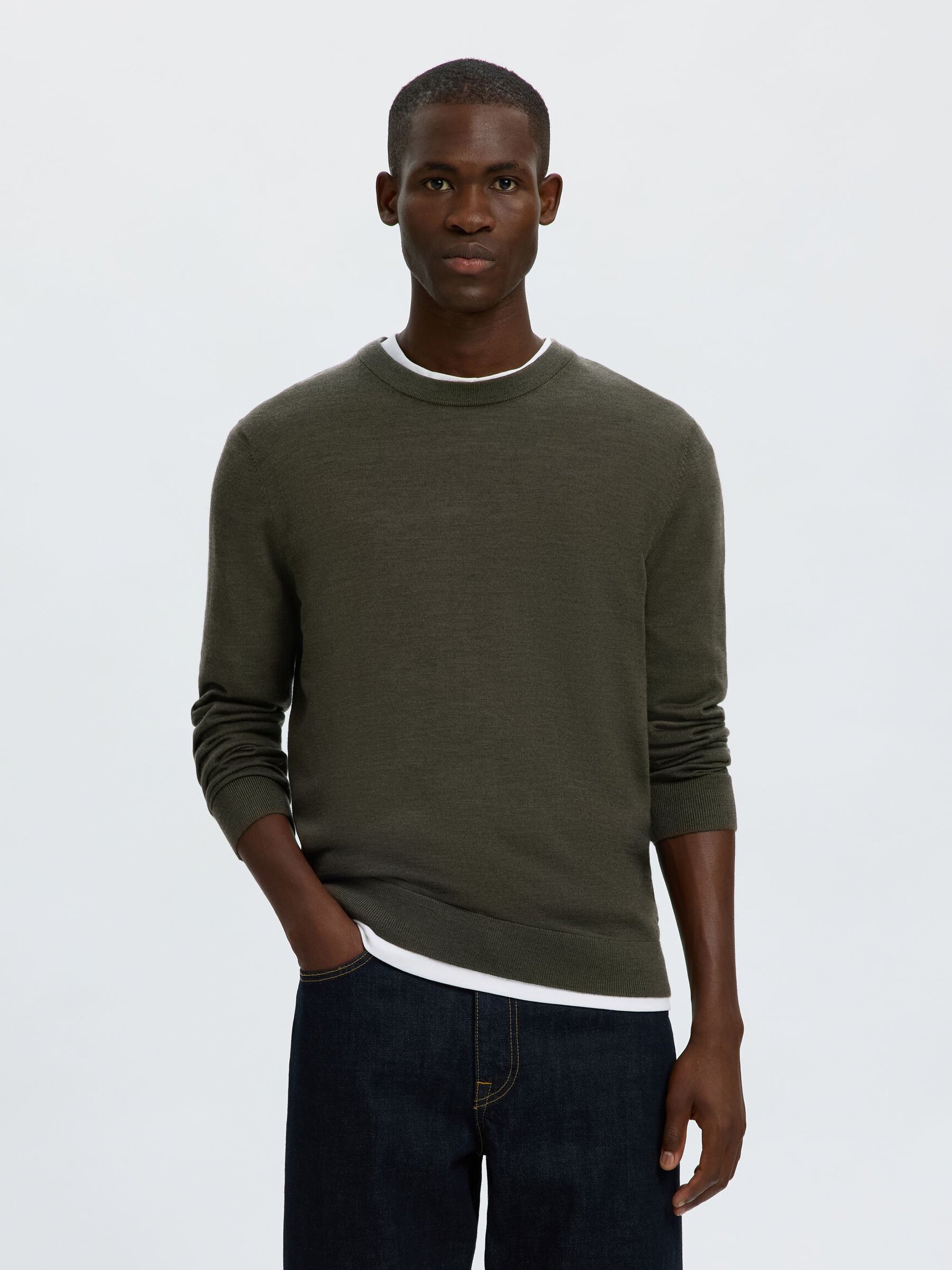 100% MERINO WOOL PULLOVER