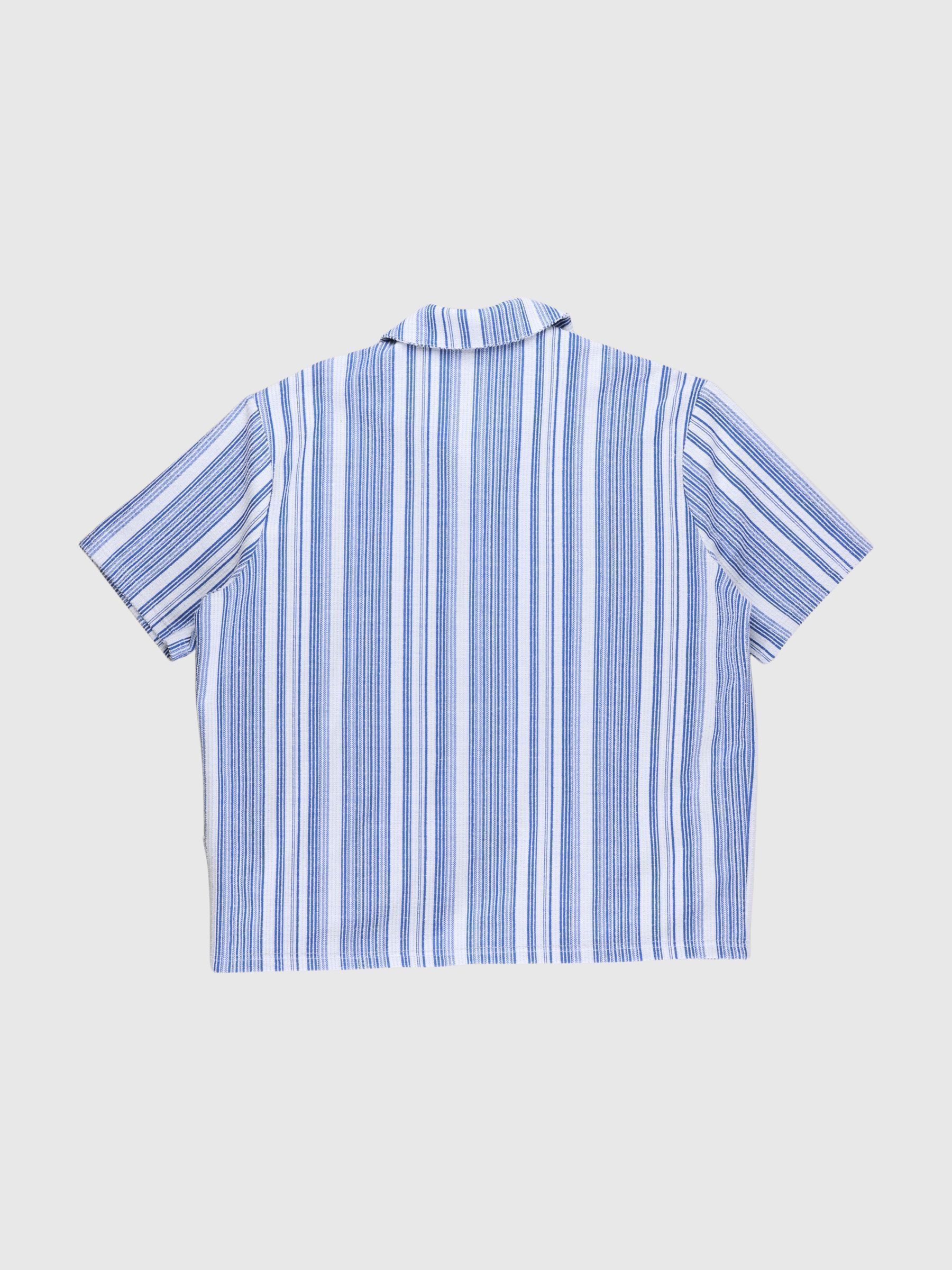 STRIPED SHORT SLEEVED SHIRT
