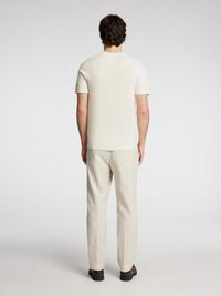 100% MERINO WOOL T-SHIRT, Egret, highres