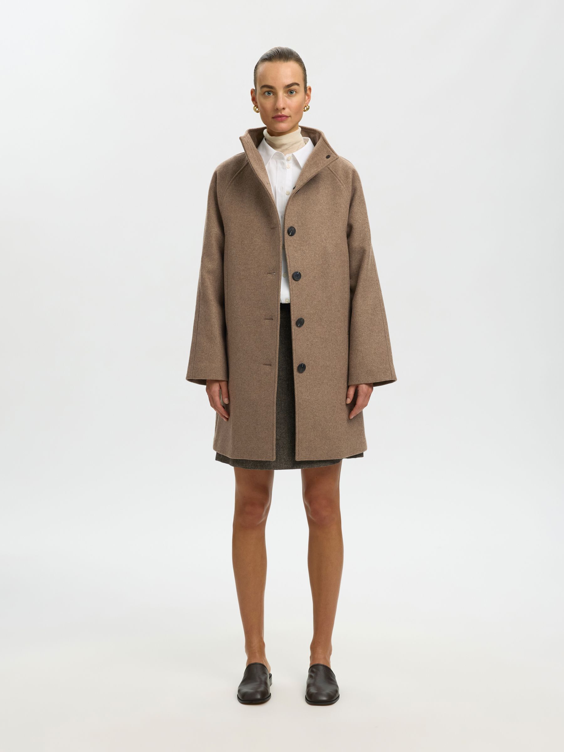 WOOL BLEND COAT