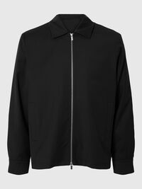LEICHTE KURZJACKE, Black, highres