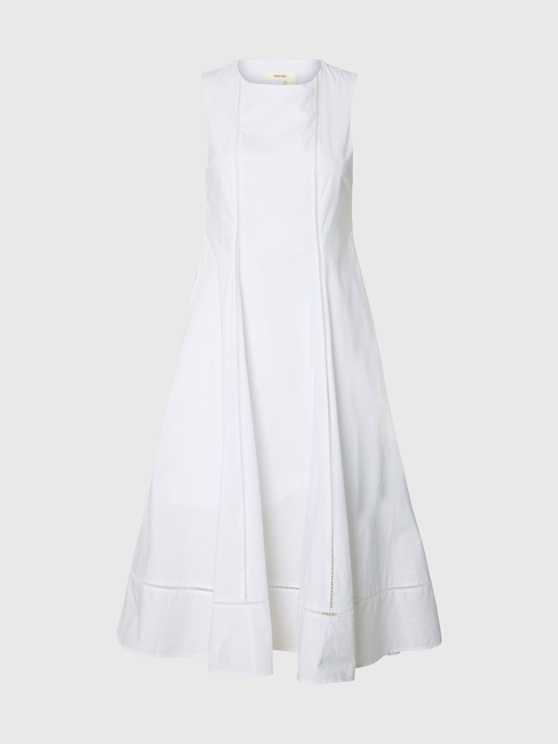 COTTON MIDI DRESS