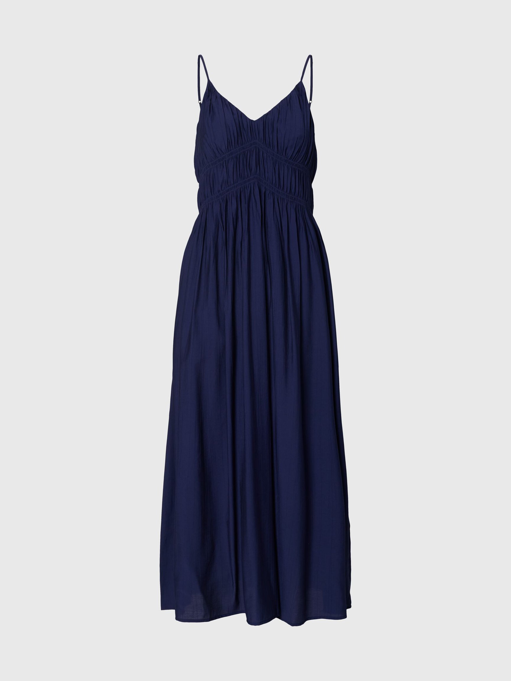 V-NECK SPAGHETTI MAXI DRESS