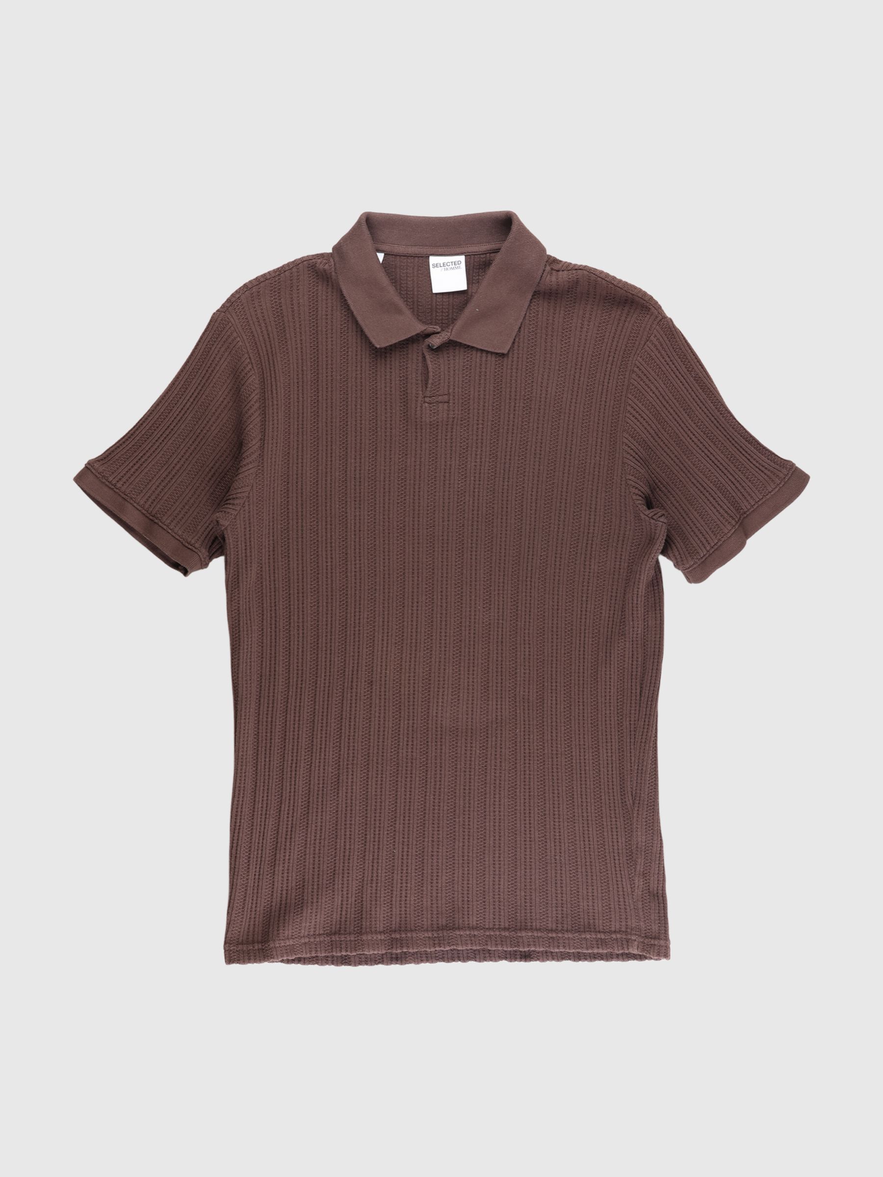 SHORT-SLEEVED COTTON POLO SHIRT