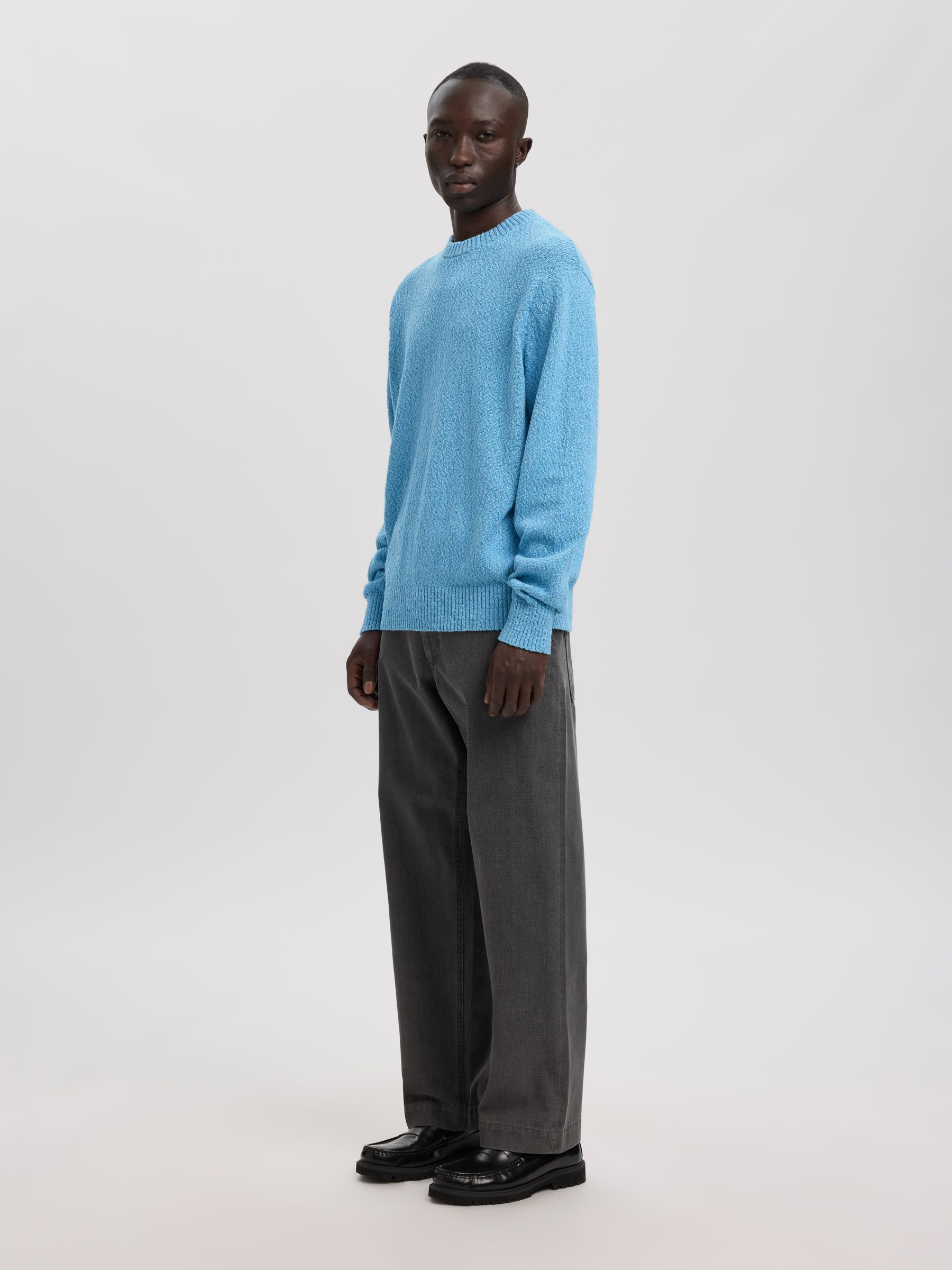 COTTON CREWNECK JUMPER