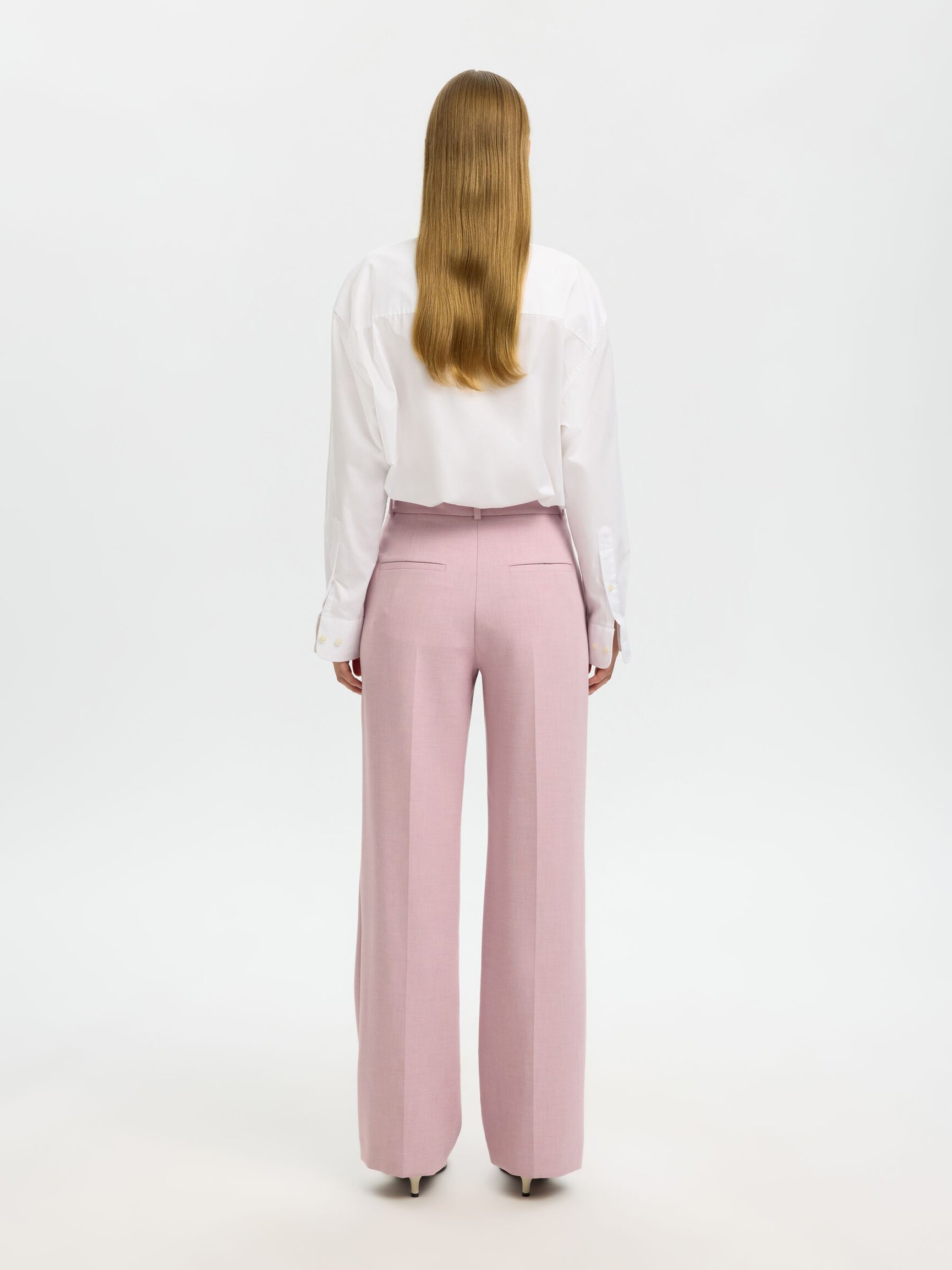 TAILORED WIDE-LEG TROUSERS