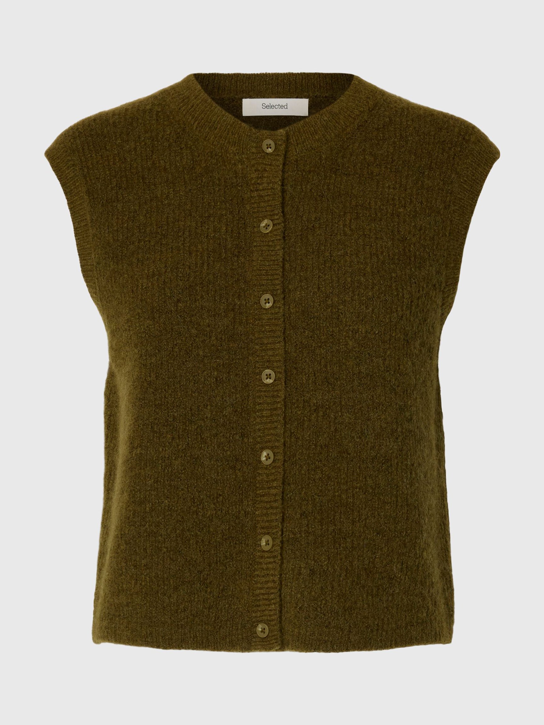 WOOL BLEND WAISTCOAT