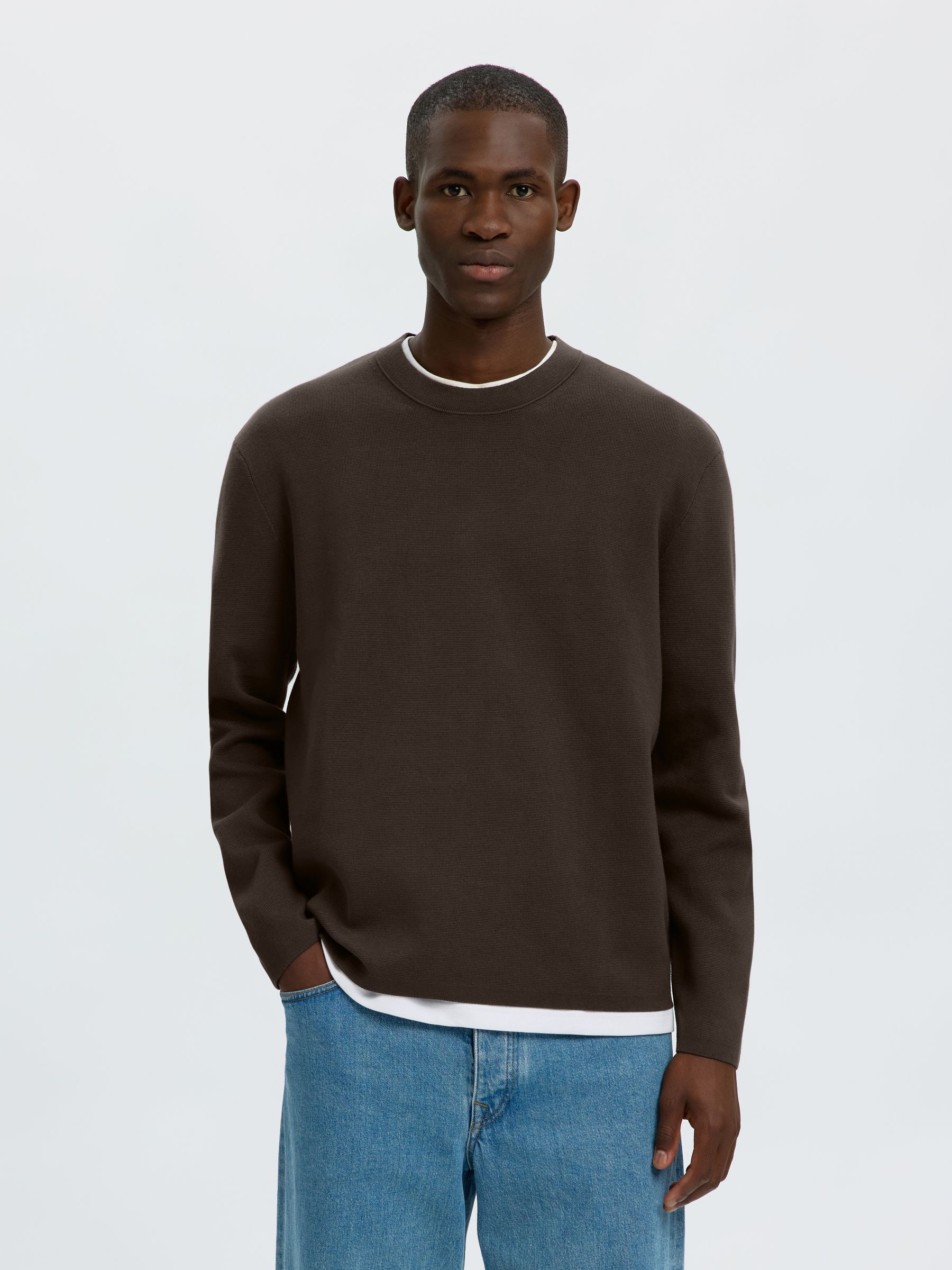 COTTON BLEND PULLOVER