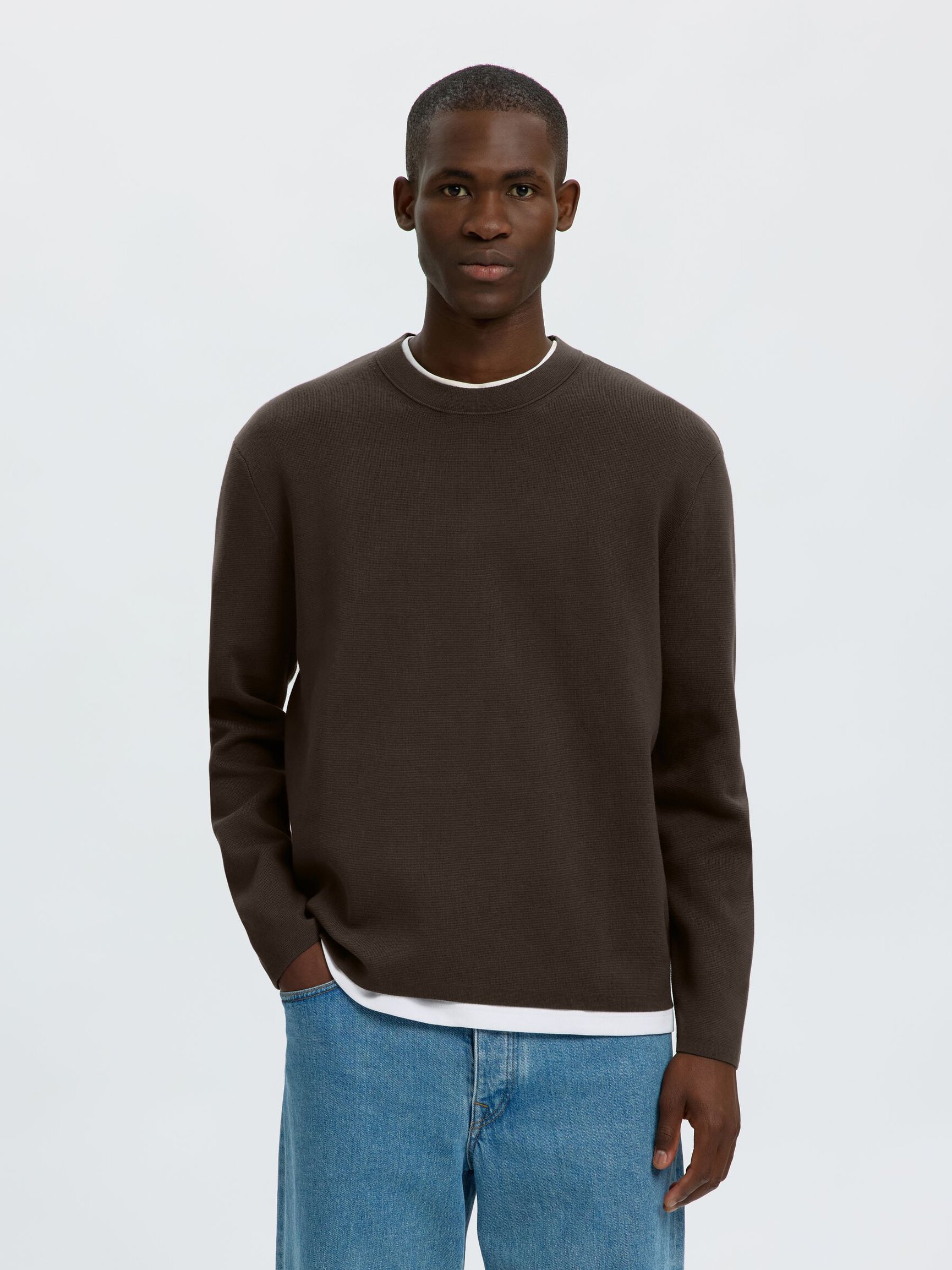 COTTON BLEND PULLOVER