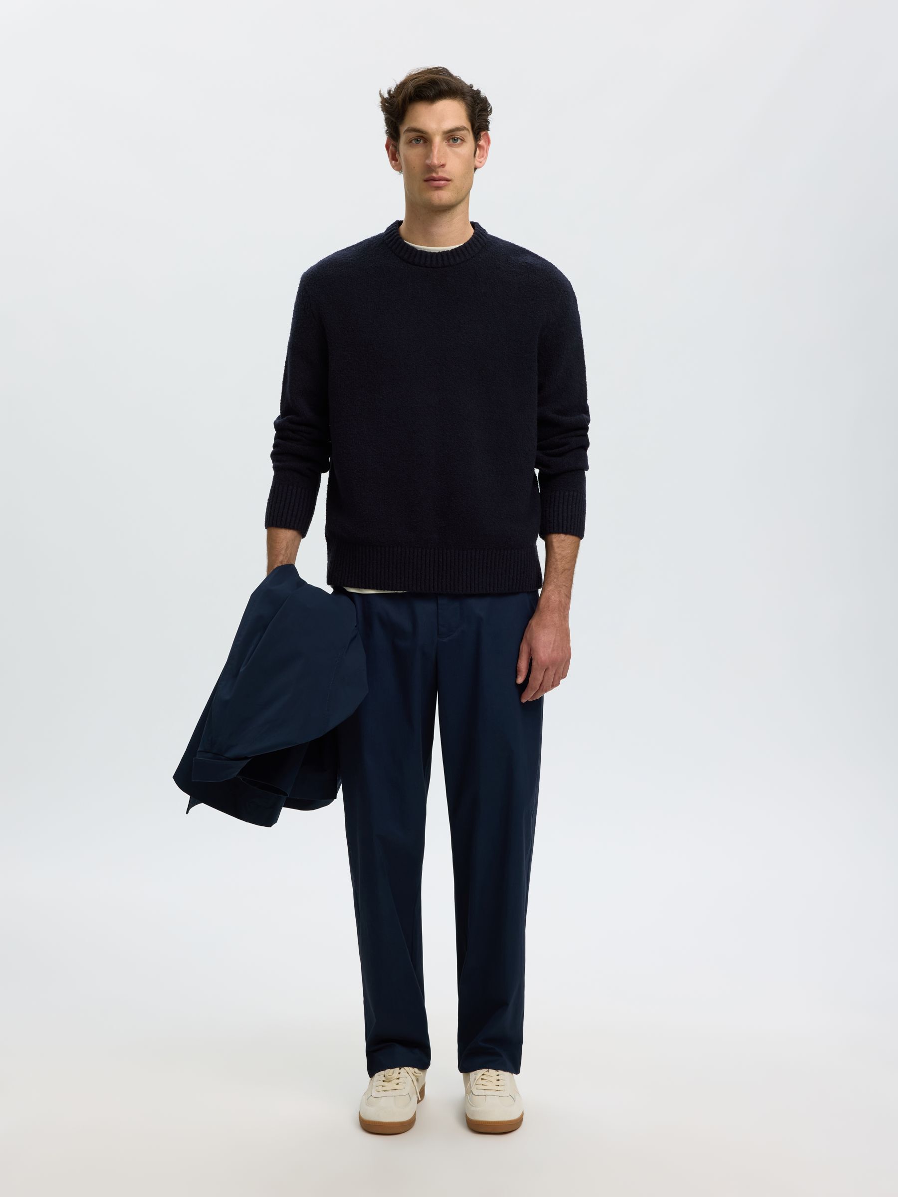 SWETER Z DZIANINY