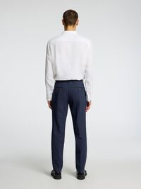 SLIM FIT PANTALON, Dark Navy, highres