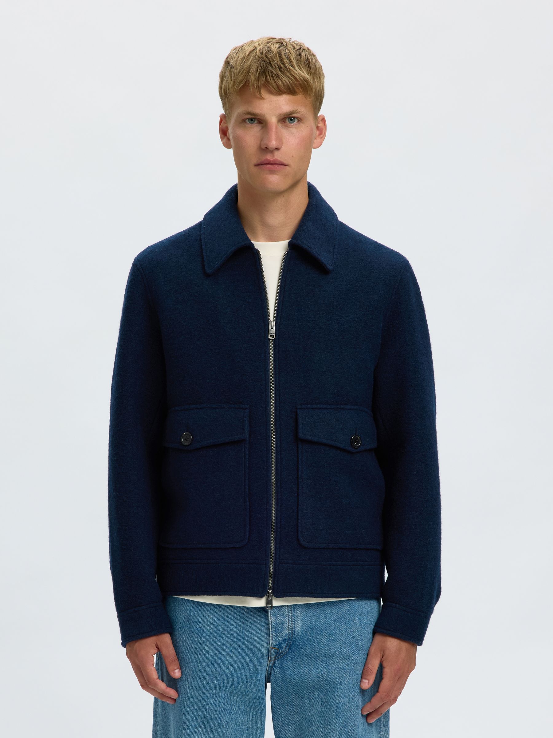 WOOL BLEND JACKET