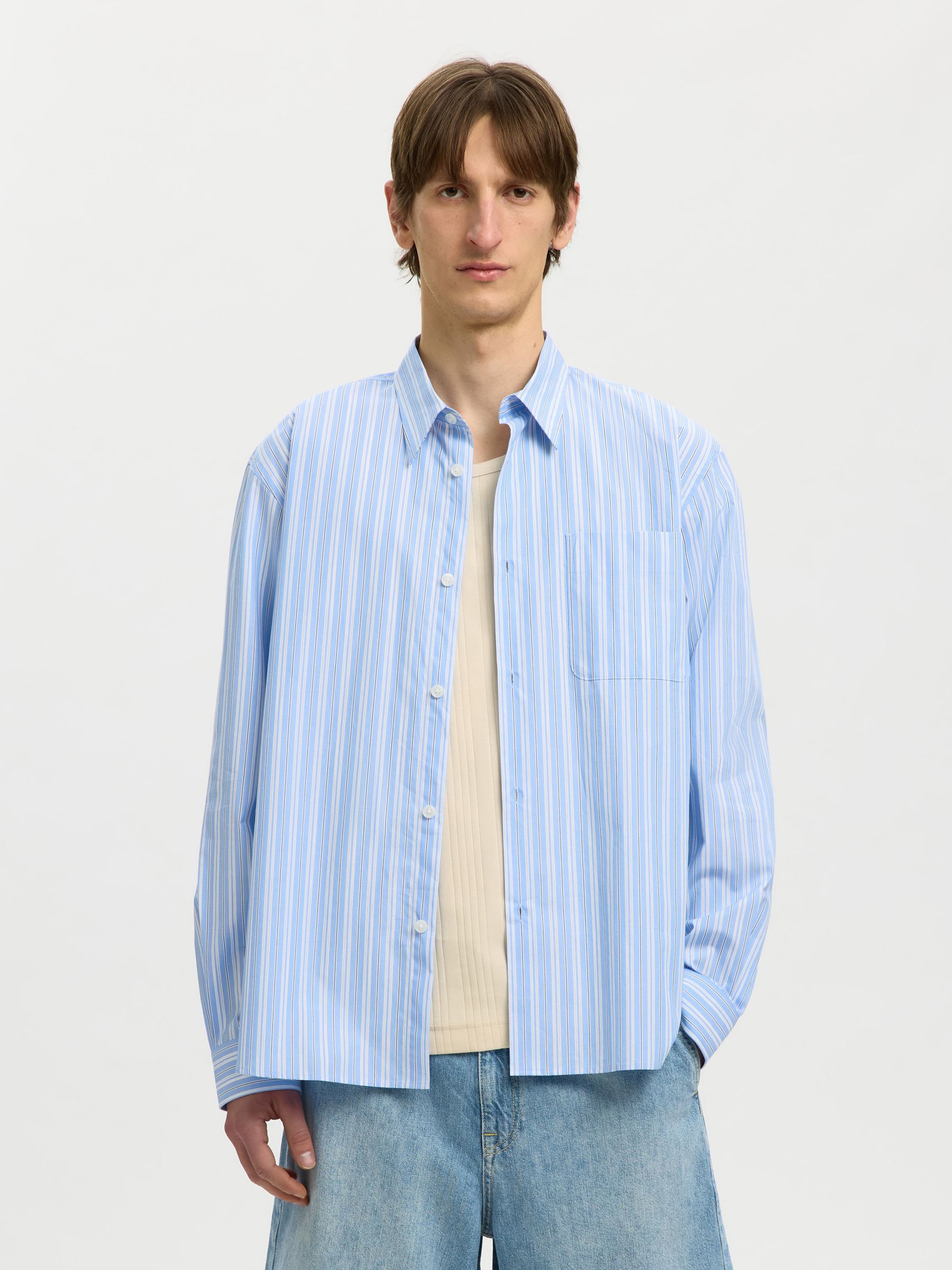 RELAXED FIT LONG SLEEVED SHIRT
