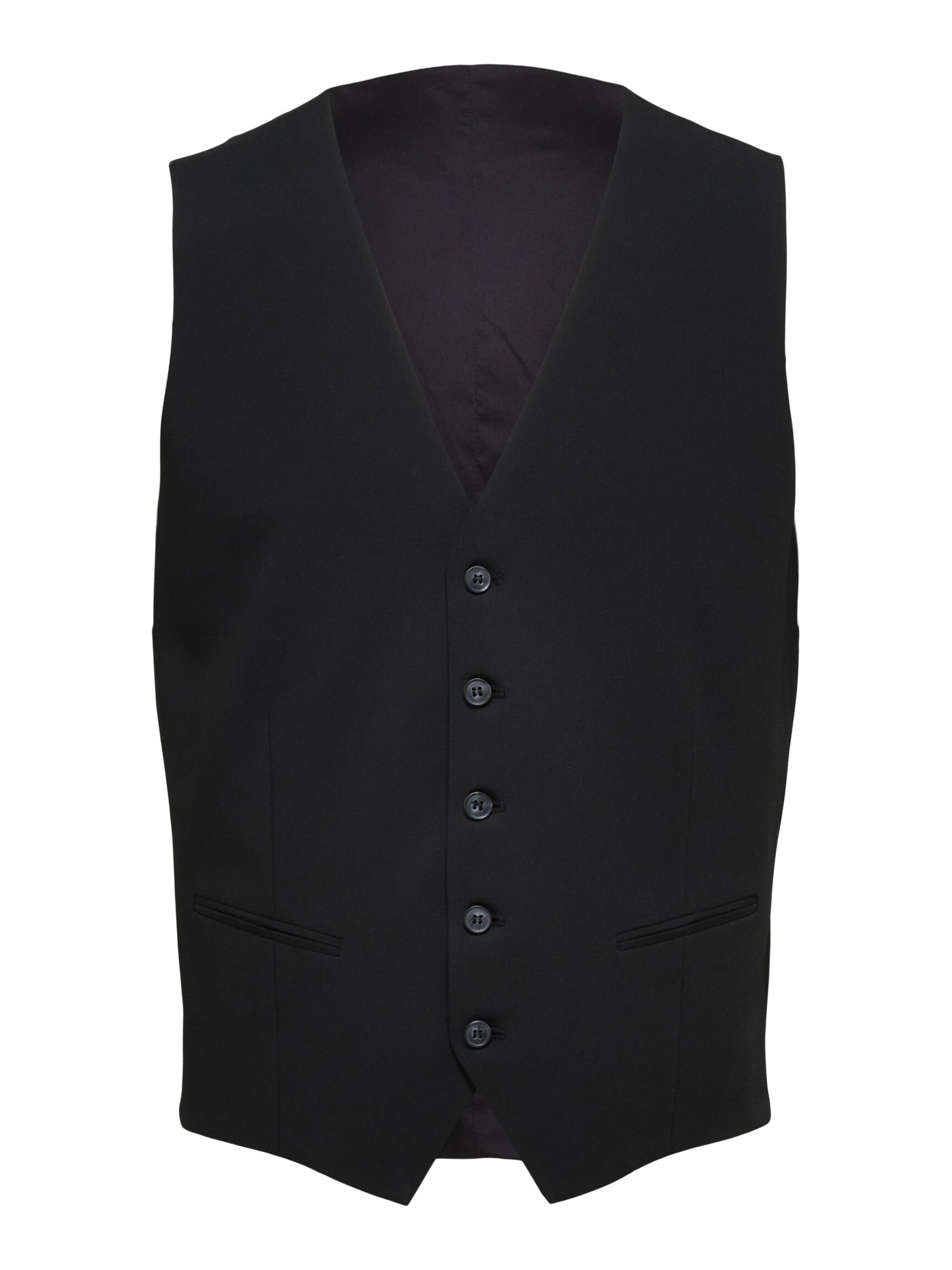 VISCOSE BLEND SLIM FIT WAISTCOAT