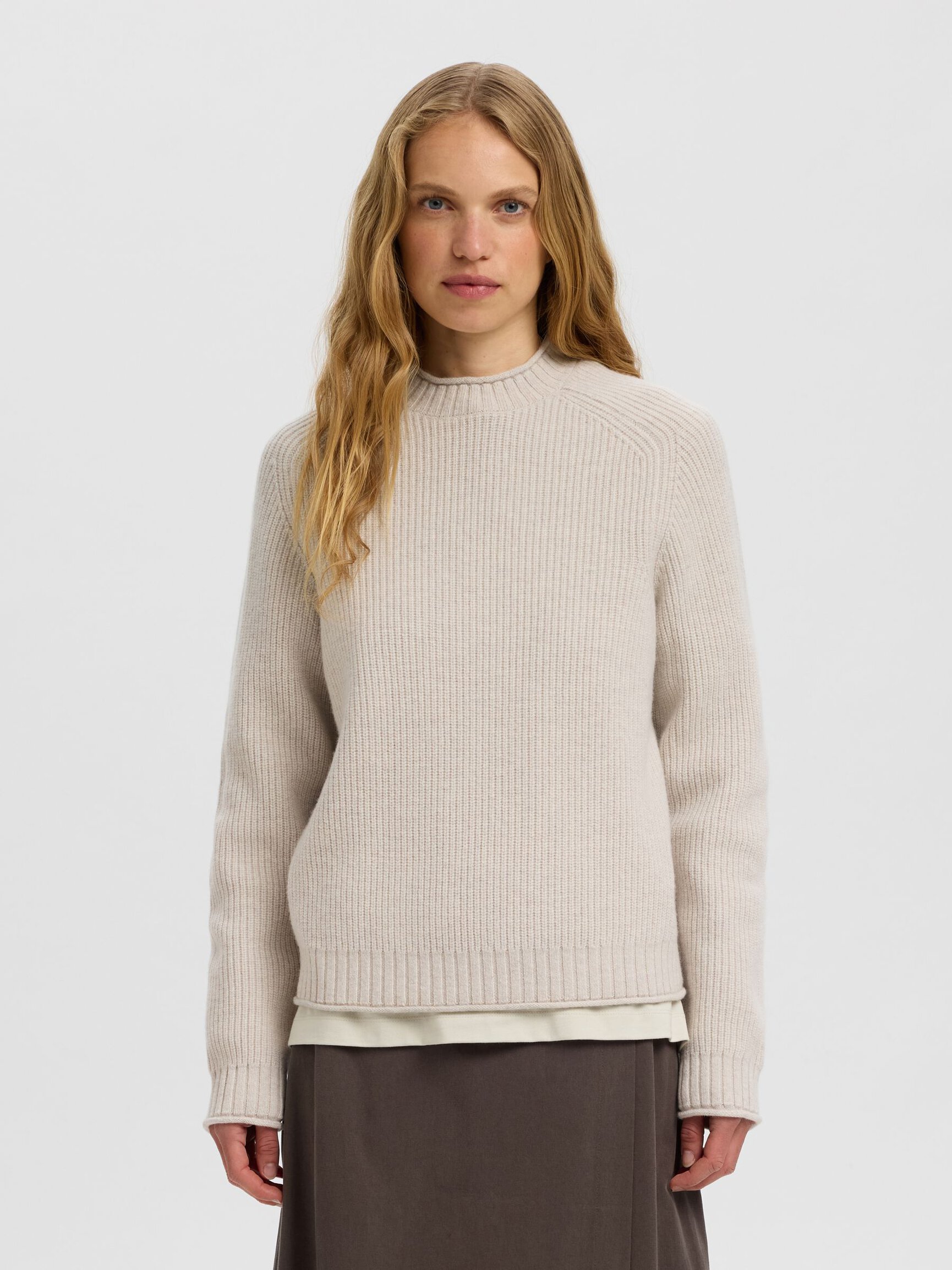 WOOL KNITTED JUMPER