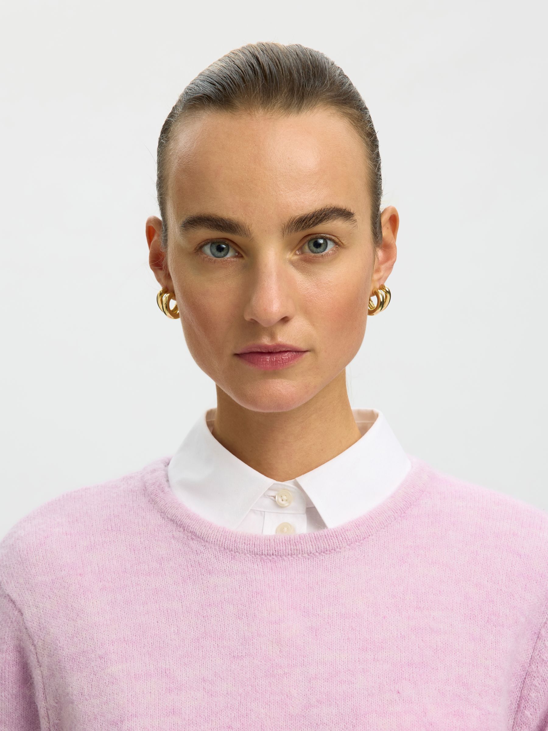 WOOL BLEND KNITTED PULLOVER
