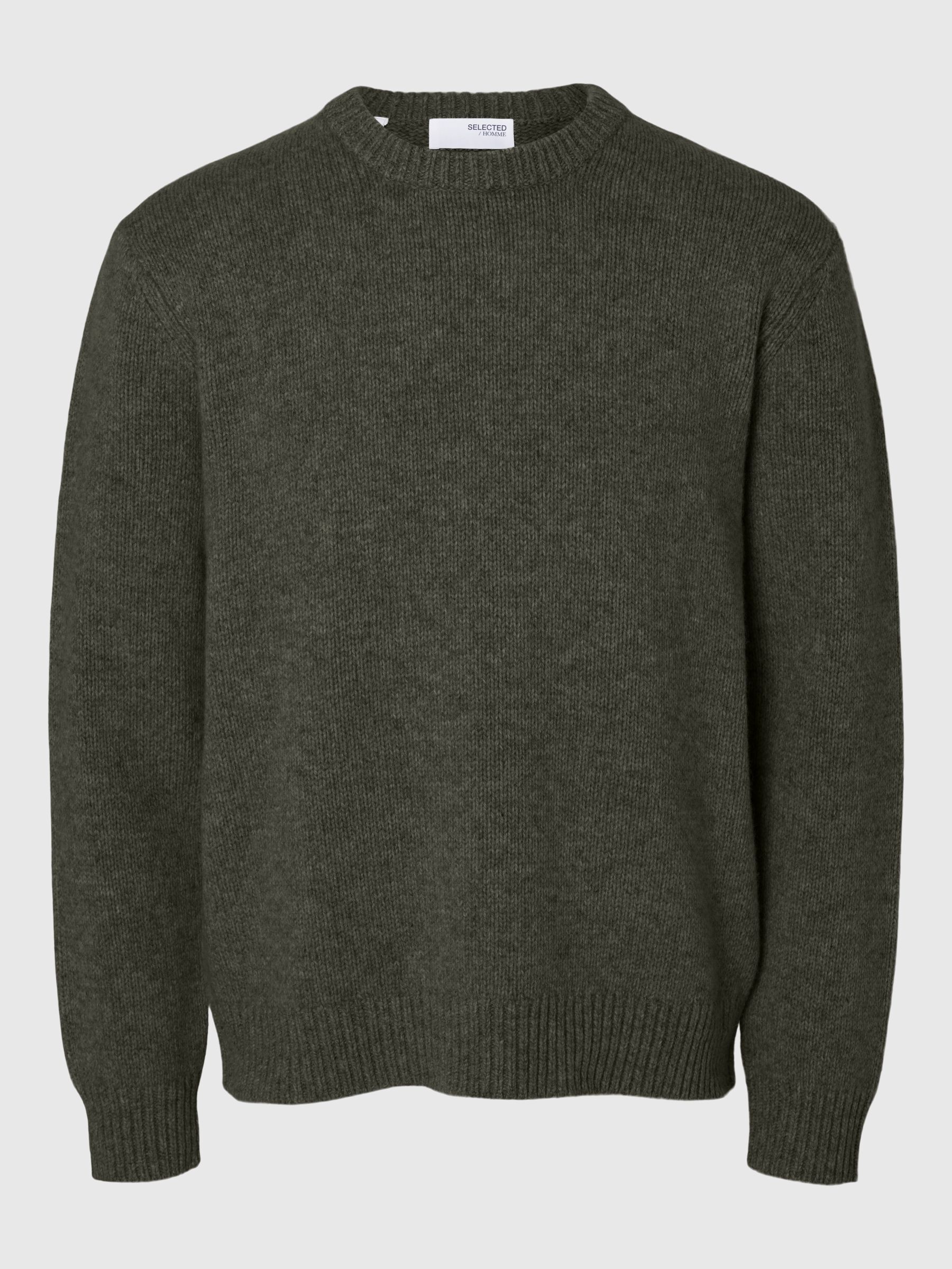 DÉCONTRACTÉ EN LAINE MÉLANGÉE PULL