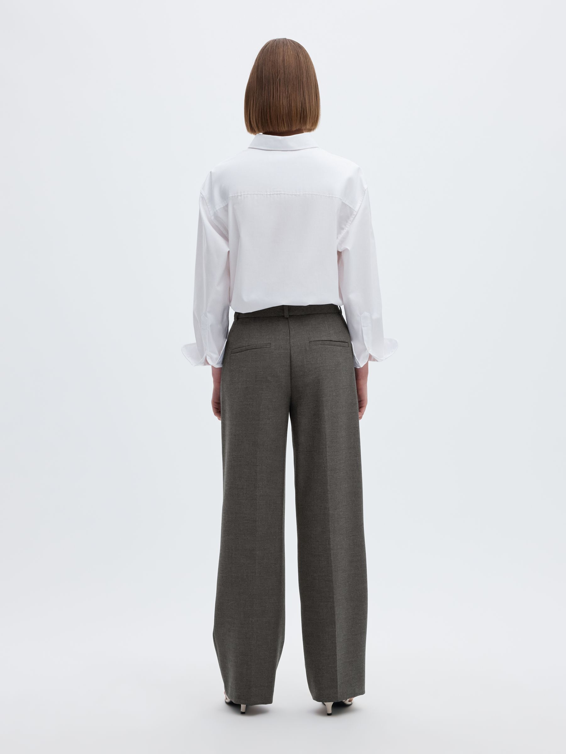 VISCOSEMIX WIDE LEG BROEK