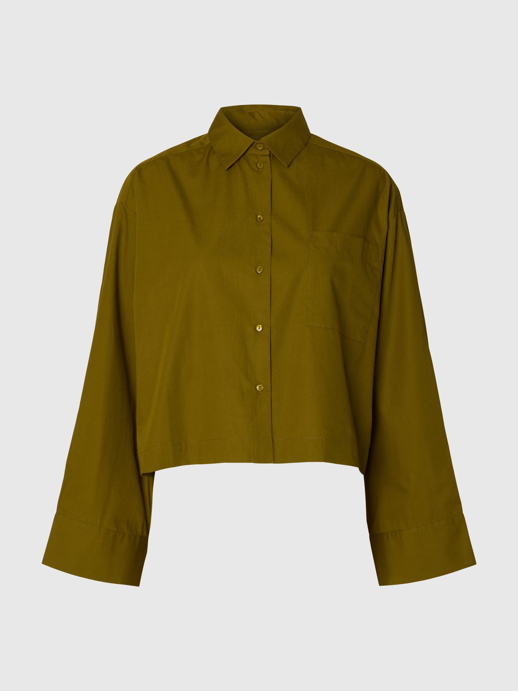 BOXY FIT CROPPED BLOUSE