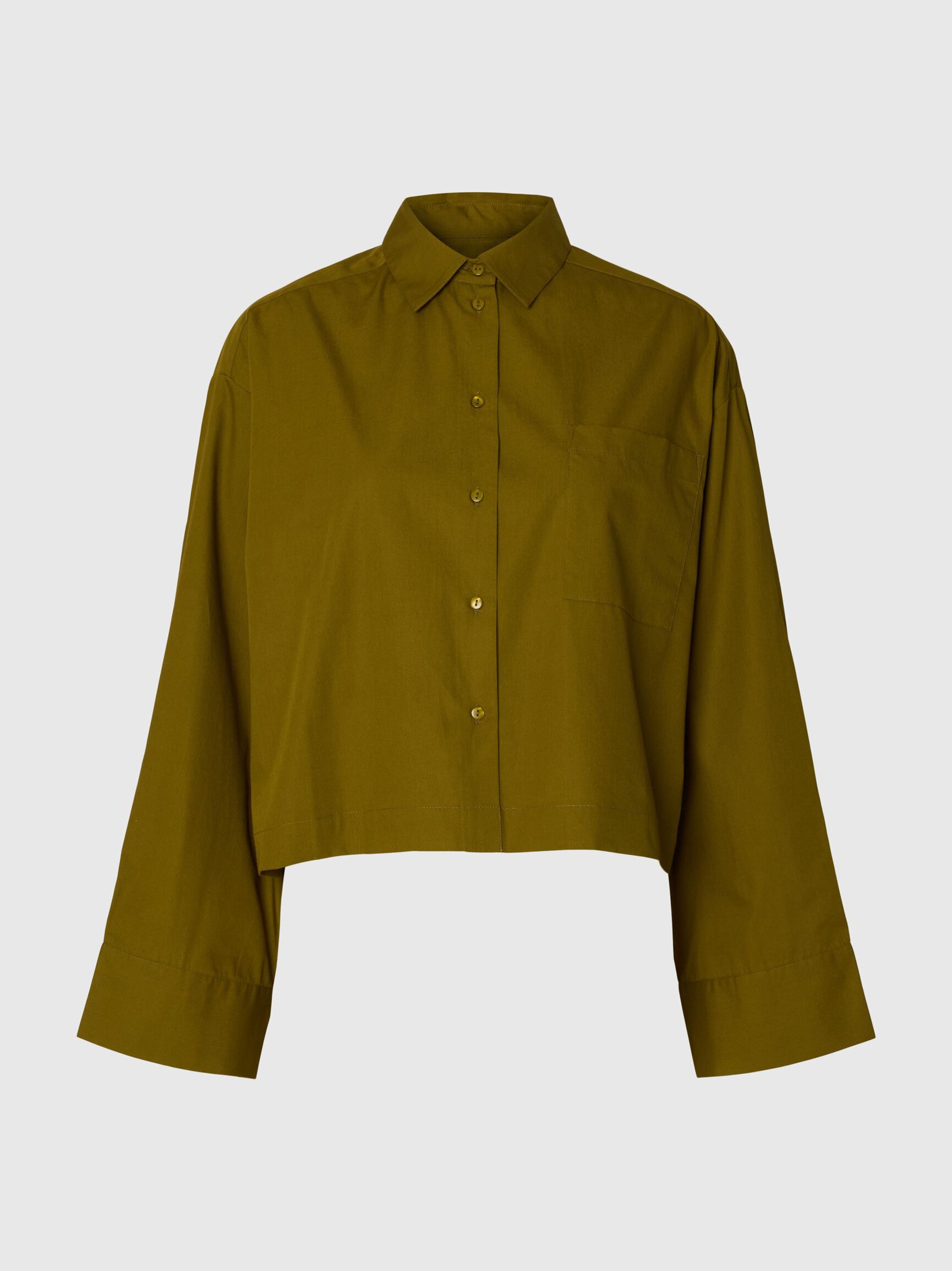 BOXY FIT CROPPED BLOUSE