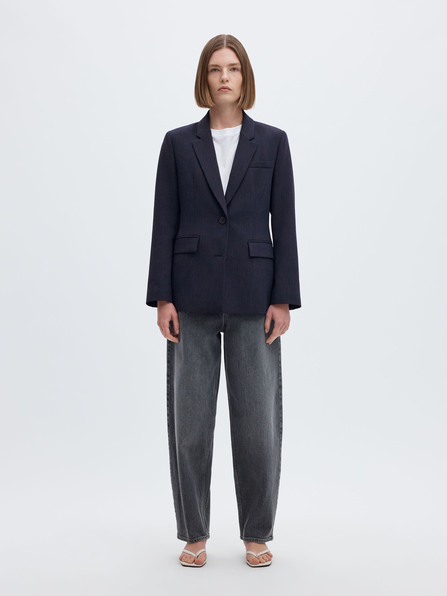 KLASSISCHER VISKOSEMIX BLAZER