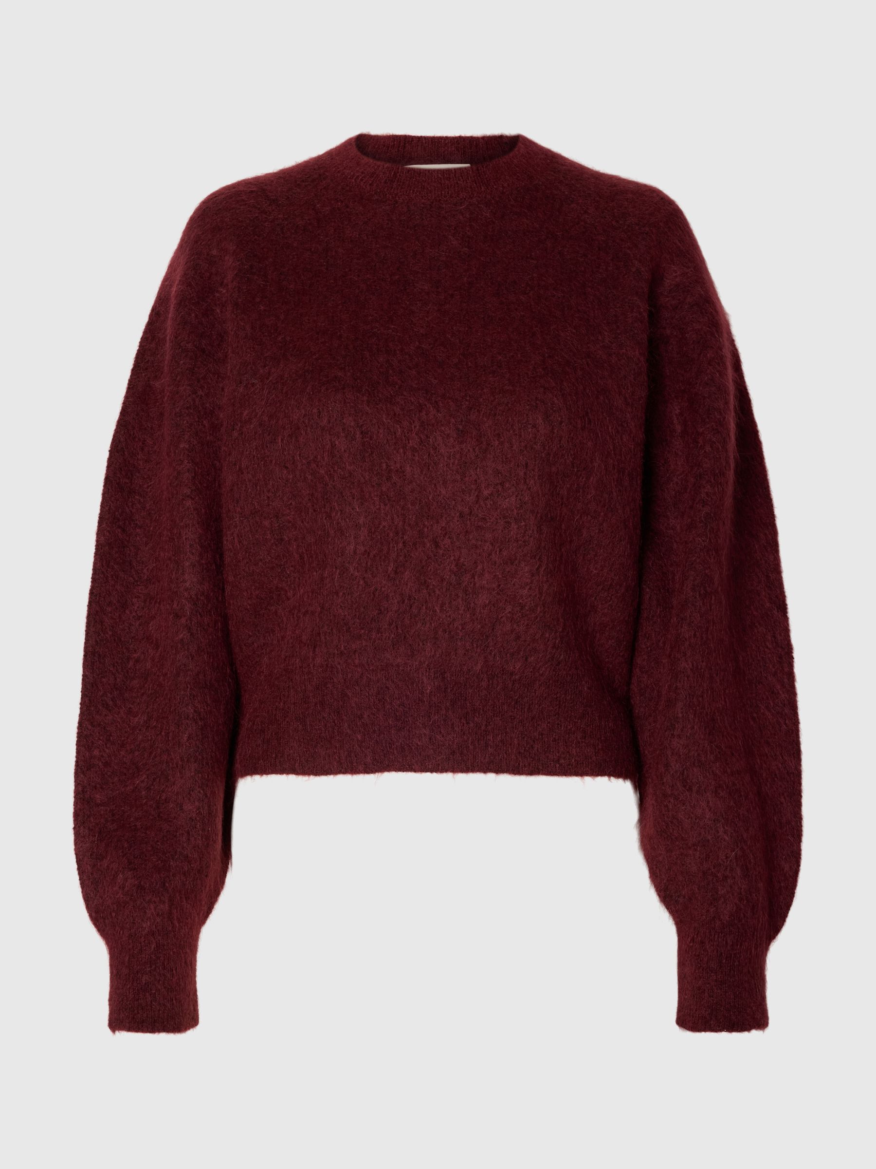 MOHAIR BLEND KNITTED JUMPER