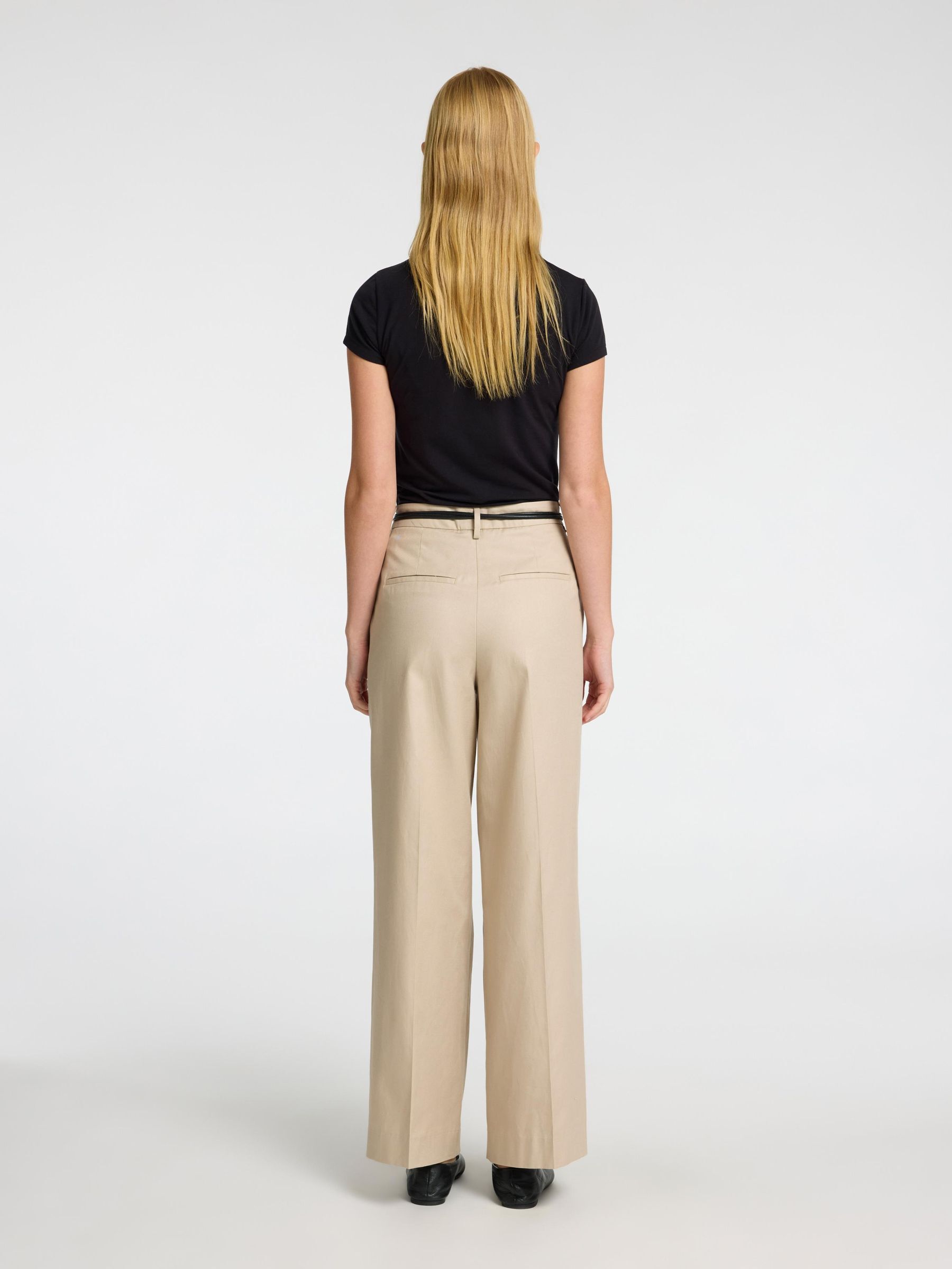 EXTRA WIDE LEG HIGH WAISTED TROUSERS