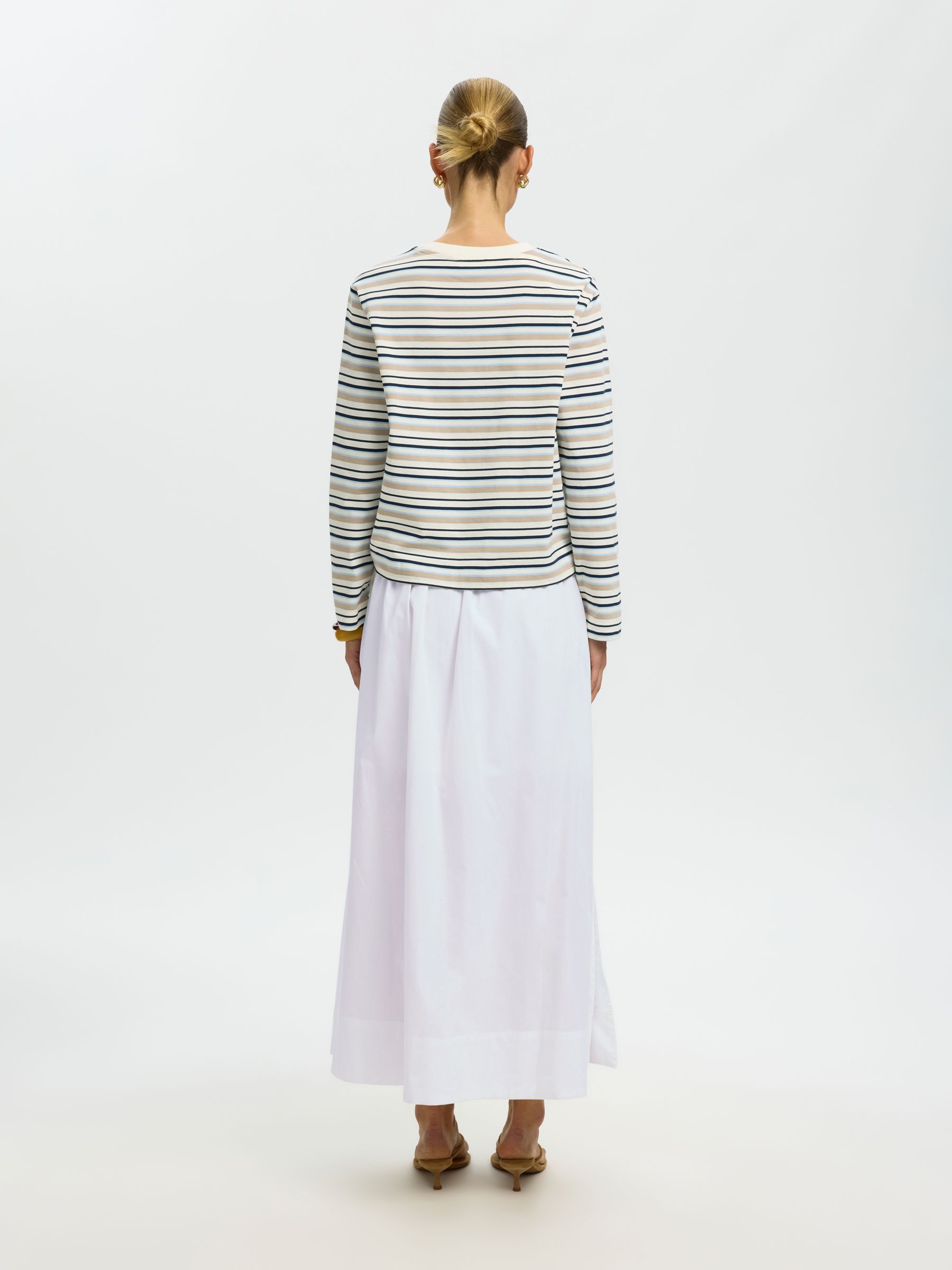 COTTON MAXI SKIRT