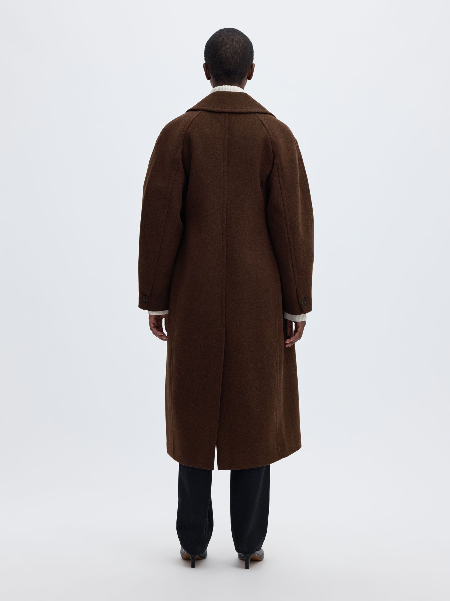 WOOL BLEND LONG COAT