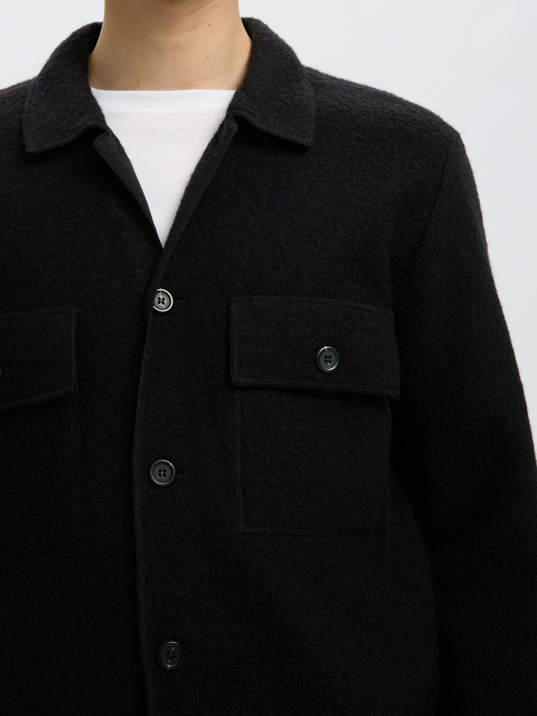 100% WOOL CARDIGAN