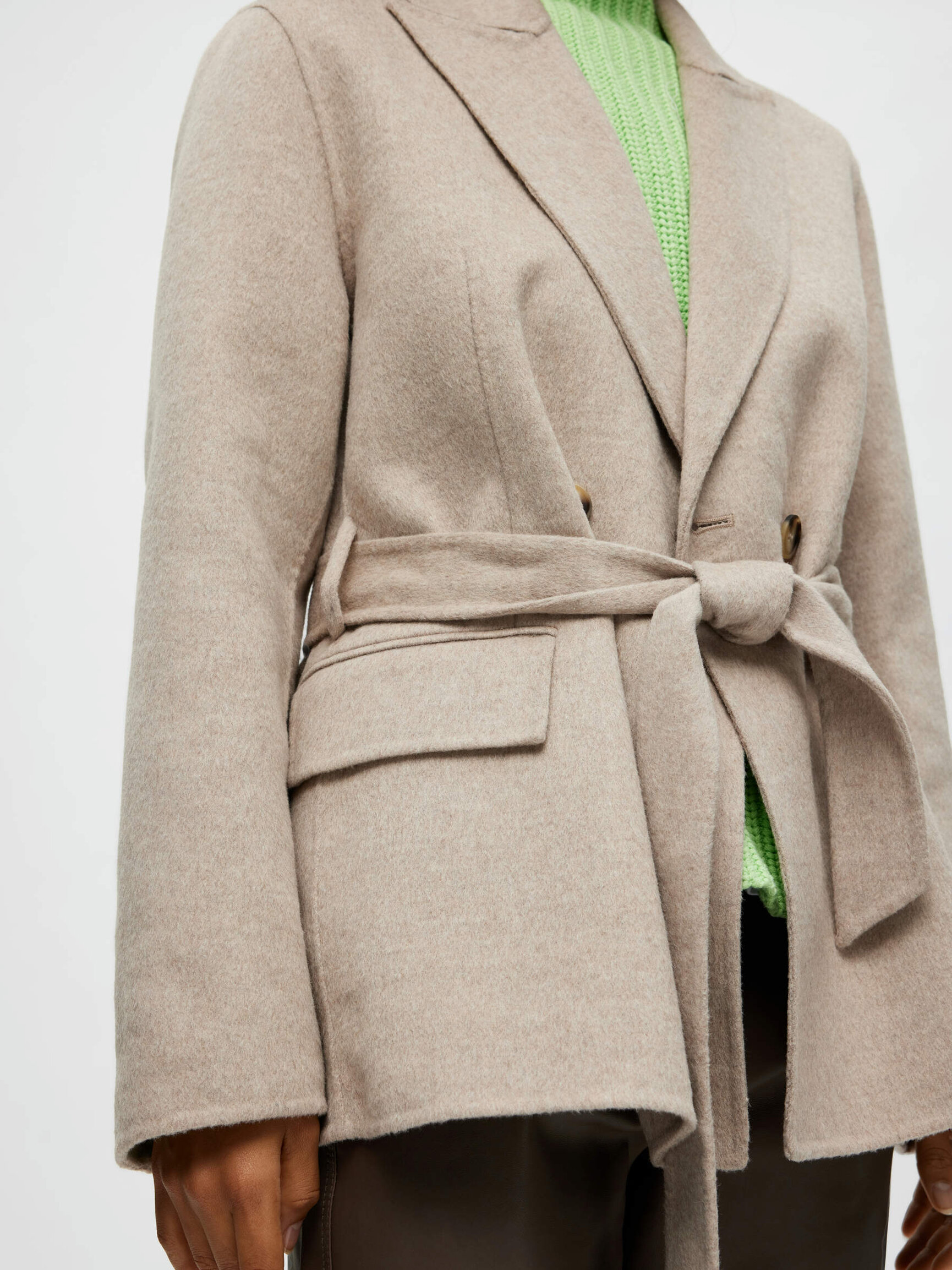 ULDBLANDING DOBBELTRADET JAKKE