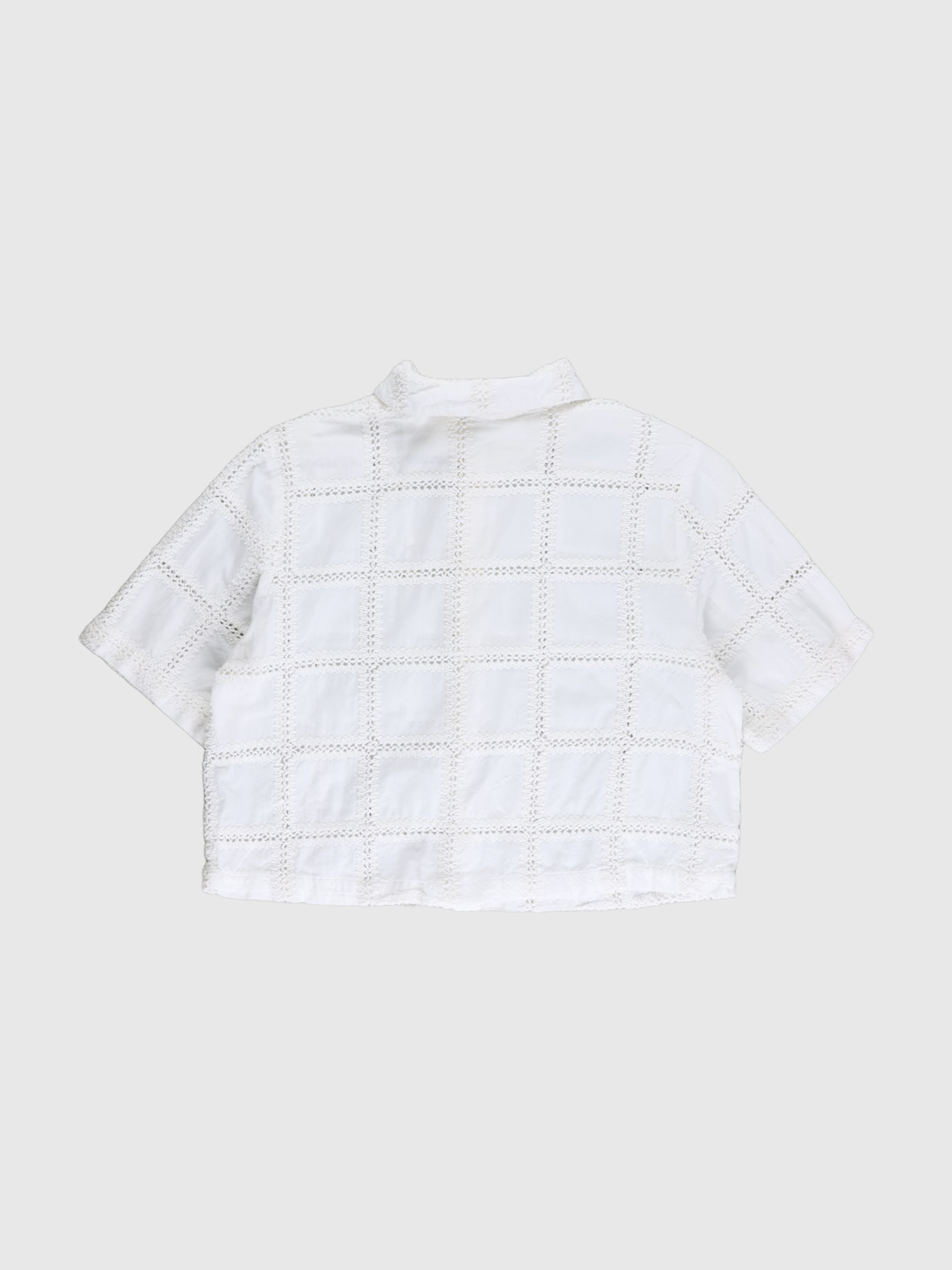 CROPPED SHORT SLEEVED SHIRT