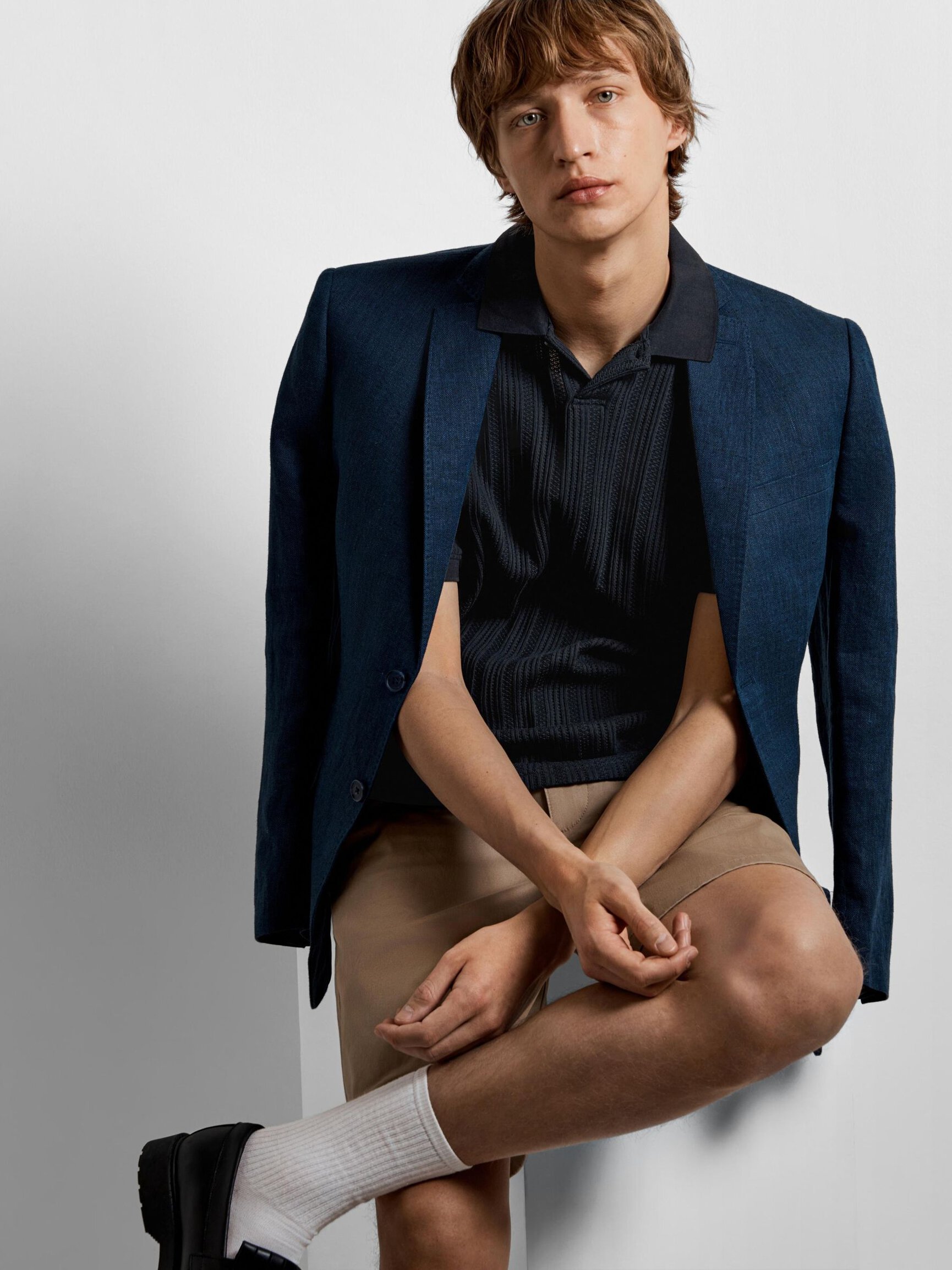 KURZÄRMELIGES BAUMWOLL POLO SHIRT