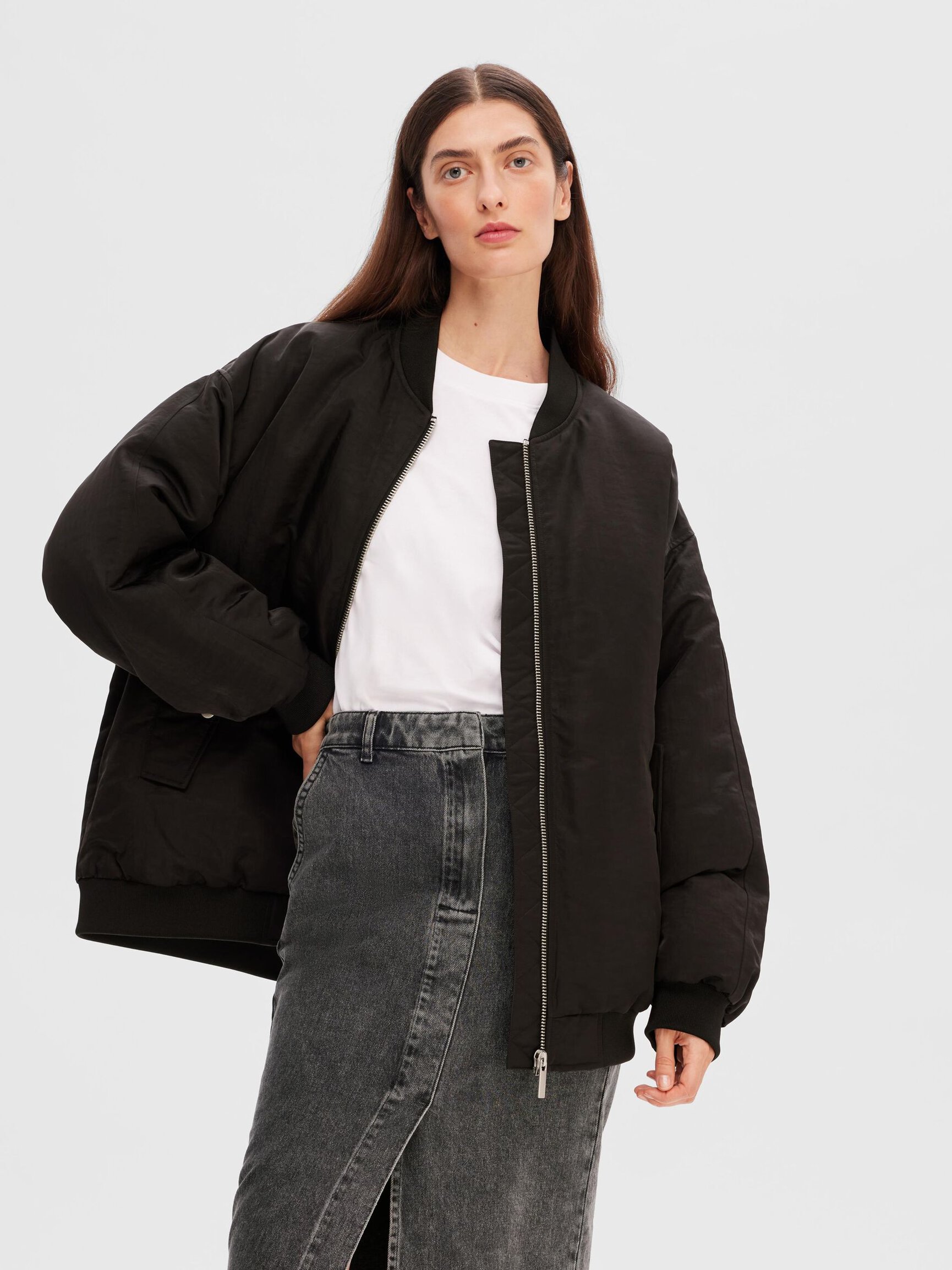 OVERSIZED RE:DOWN® BOMBER JACKET