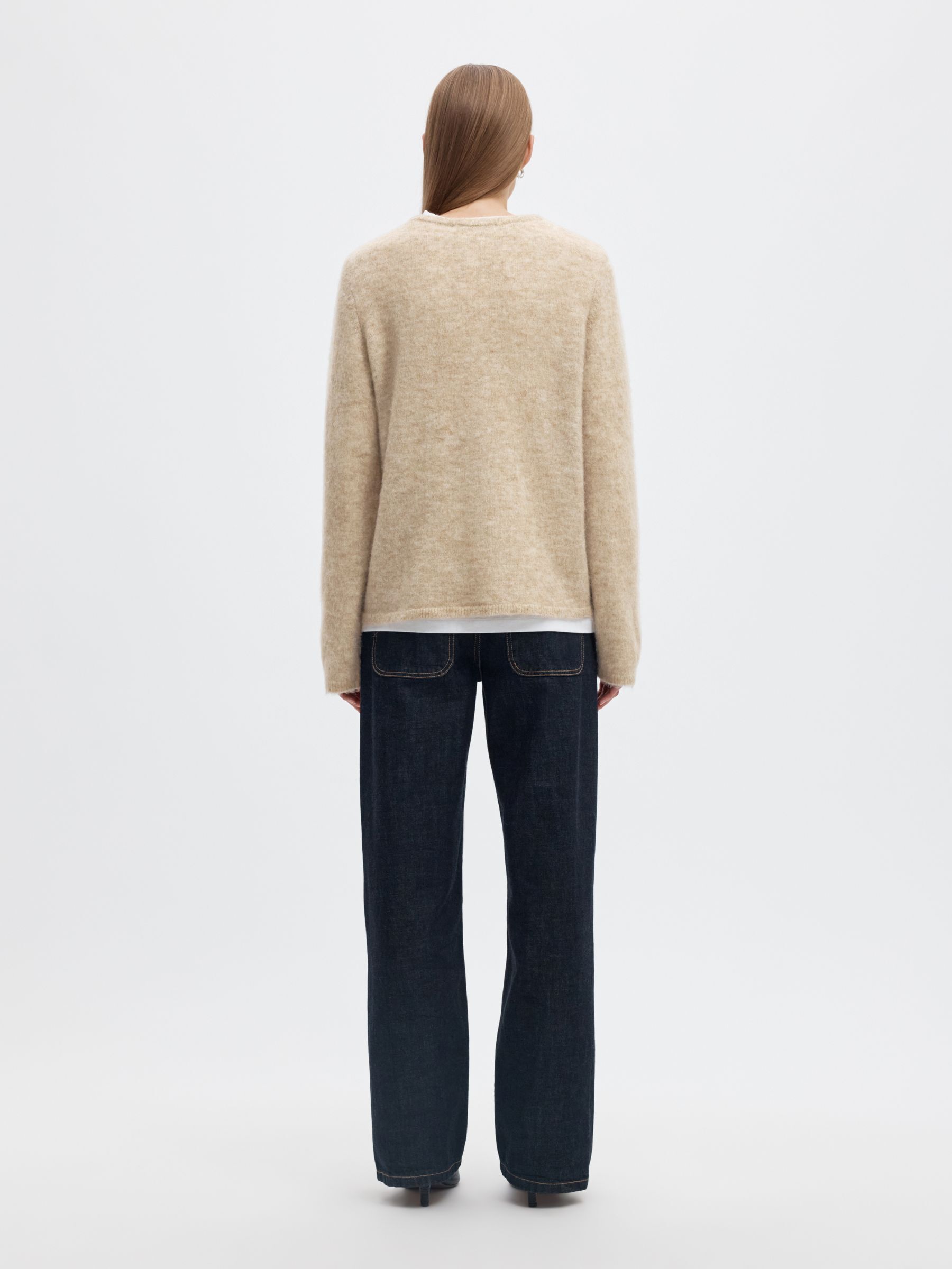 WOOL BLEND KNITTED JUMPER
